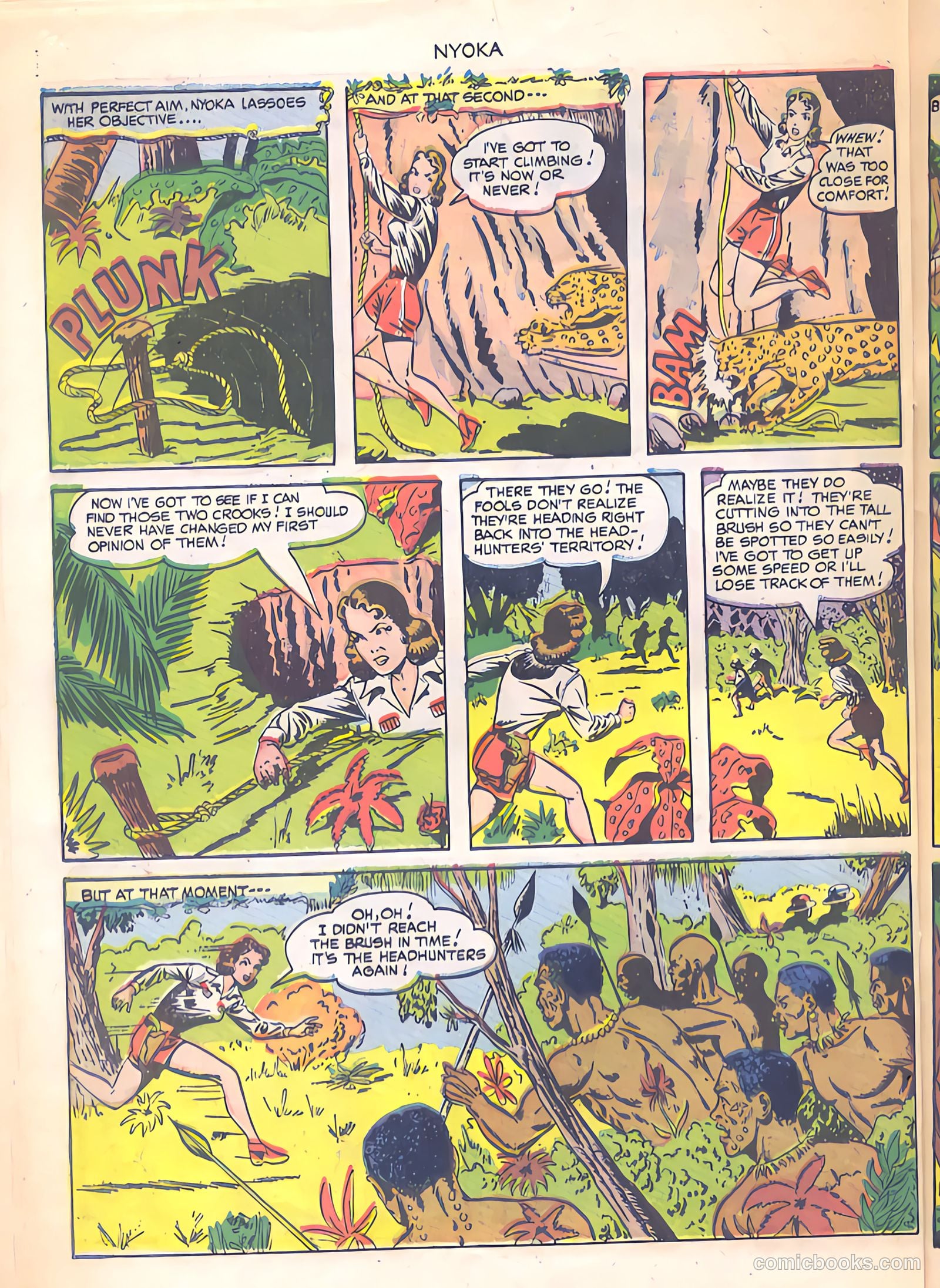 Nyoka the Jungle Girl #40 (1950) — page 22 of 36