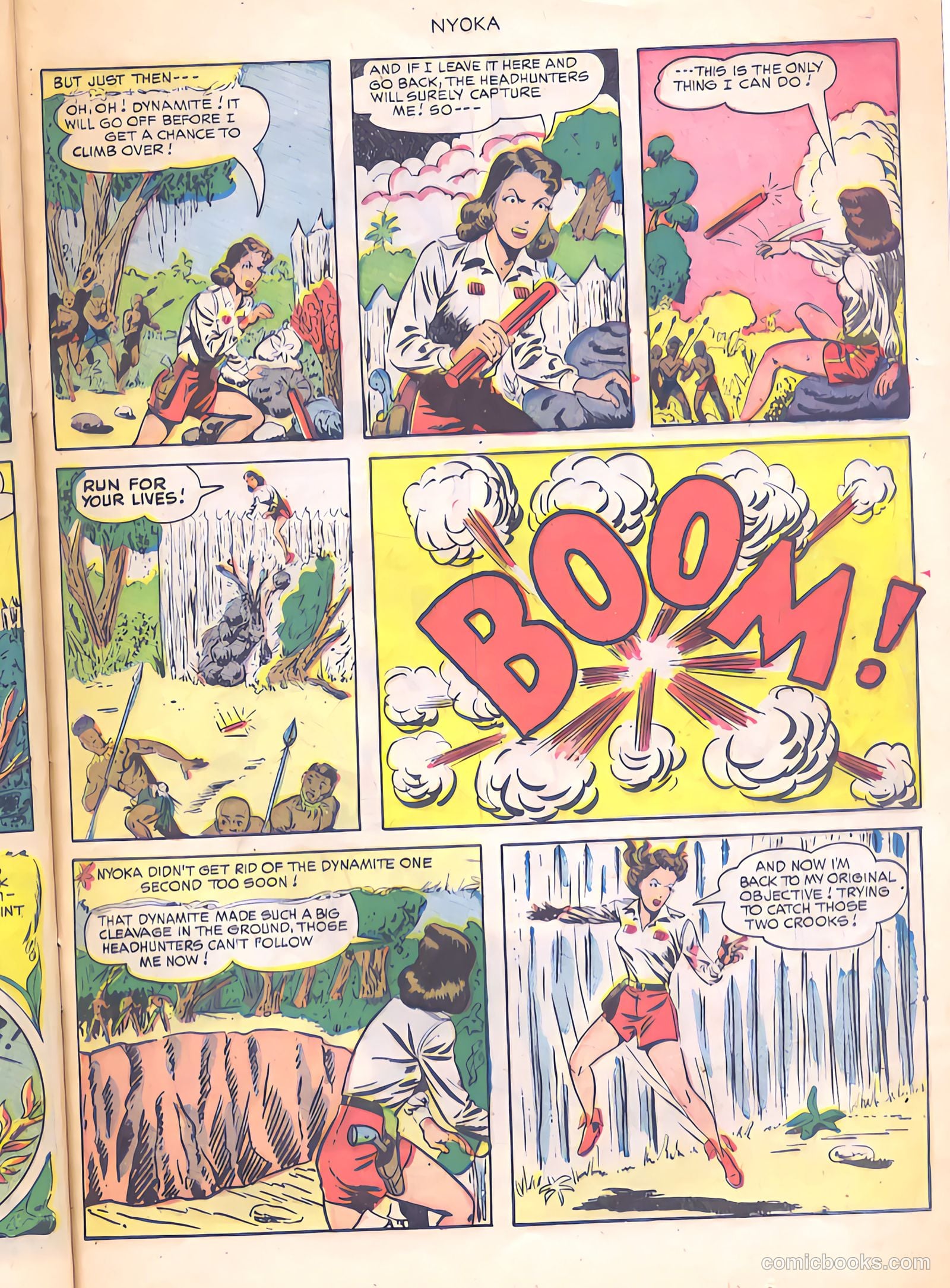 Nyoka the Jungle Girl #40 (1950) — page 25 of 36