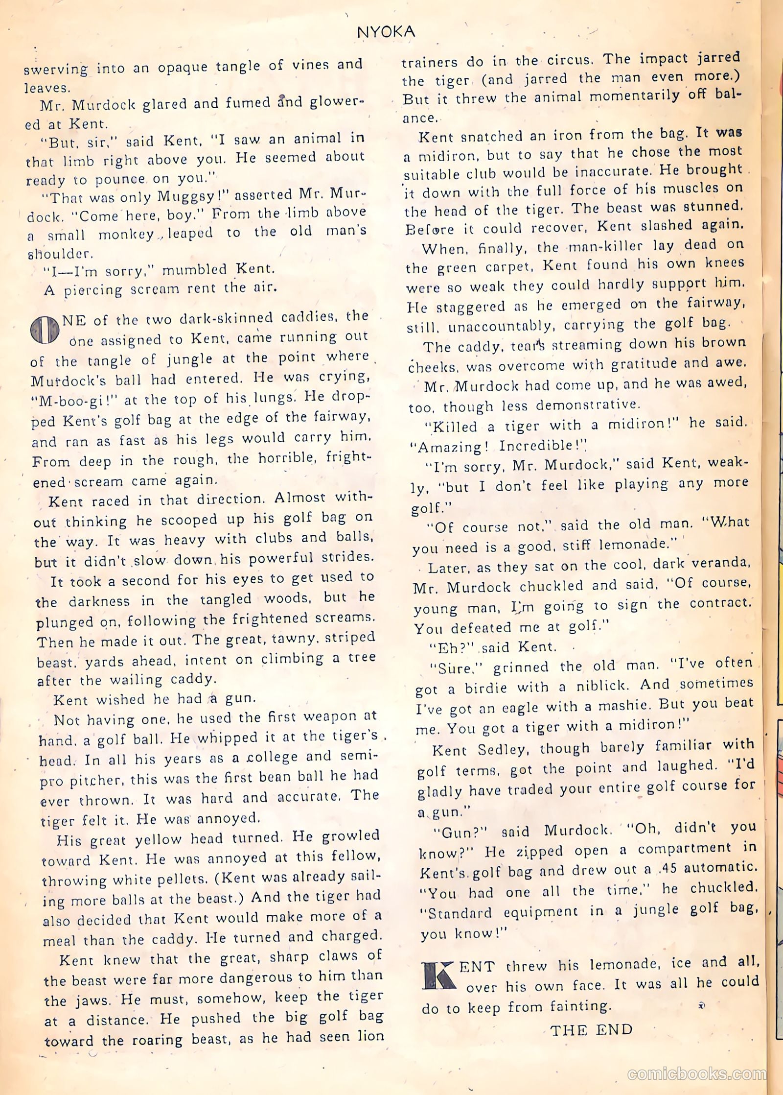 Nyoka the Jungle Girl #40 (1950) — page 28 of 36