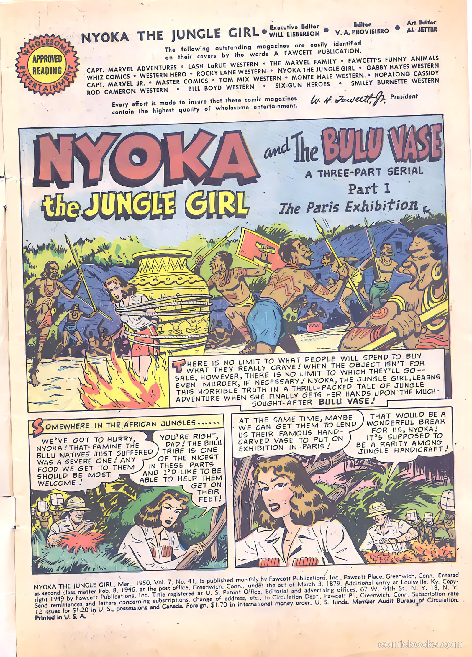 Nyoka the Jungle Girl #41 (1950) — page 3 of 52