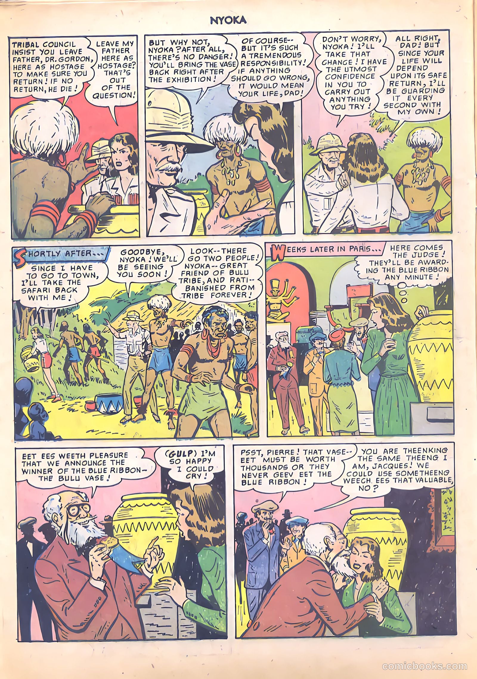 Nyoka the Jungle Girl #41 (1950) — page 6 of 52