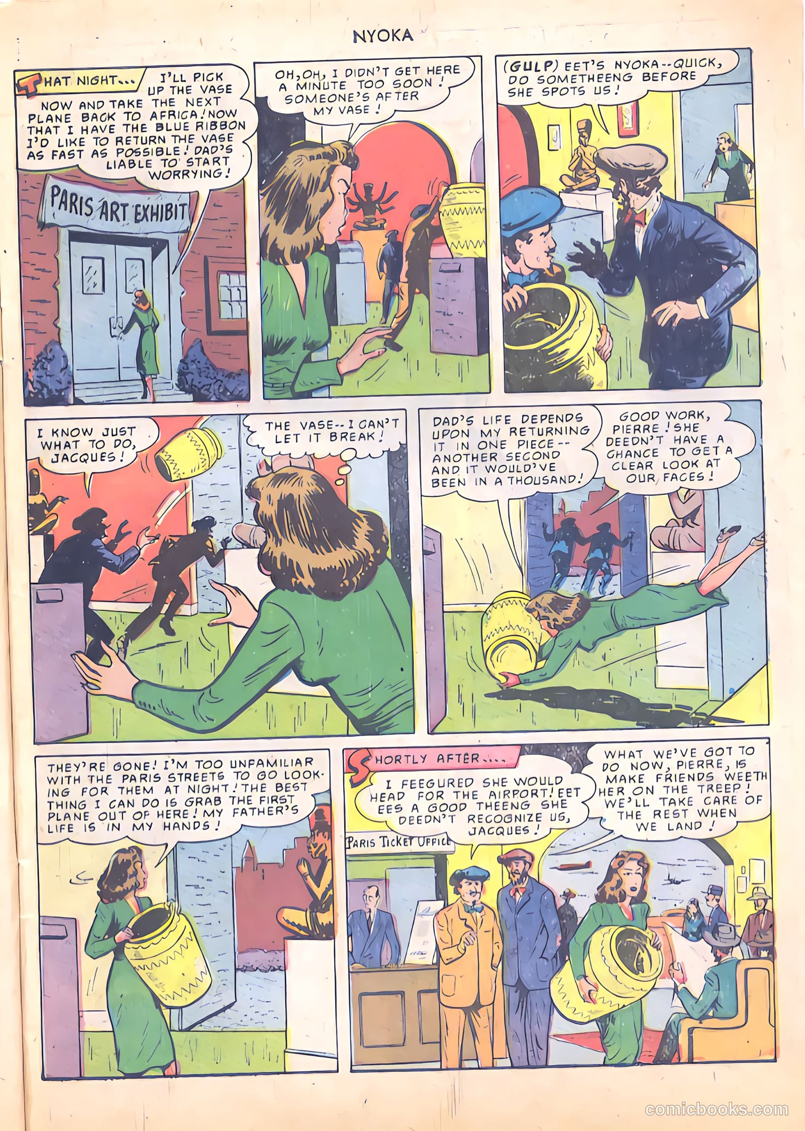 Nyoka the Jungle Girl #41 (1950) — page 7 of 52