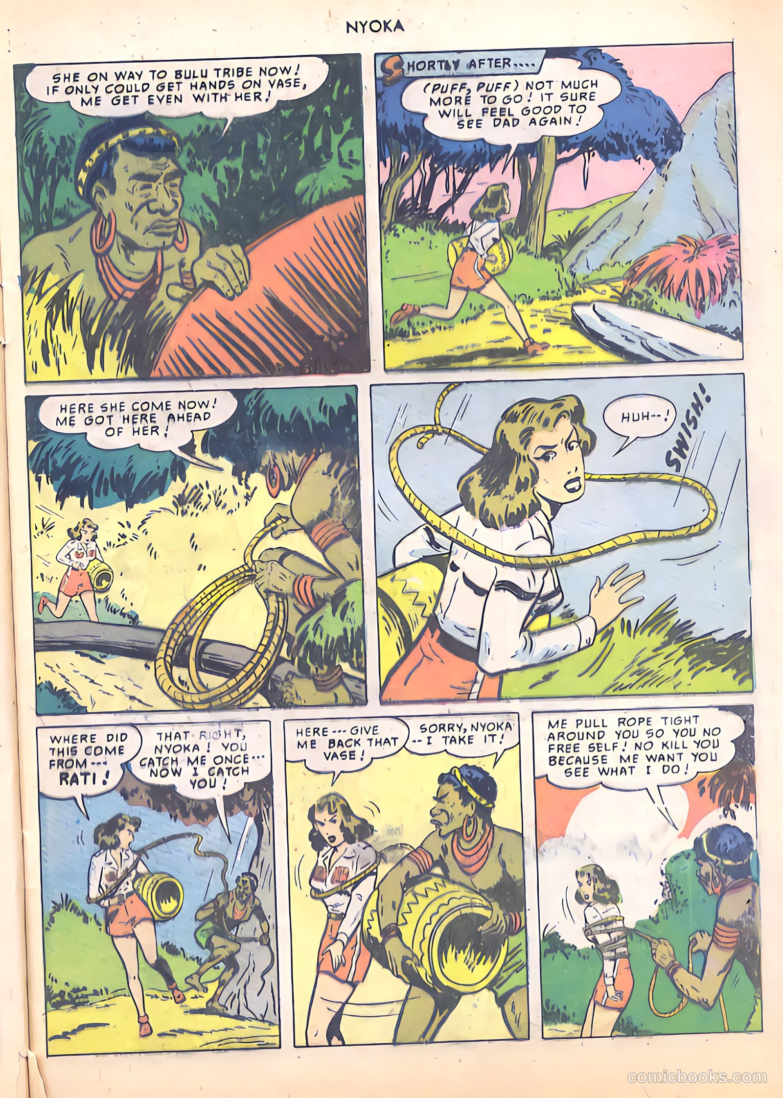Nyoka the Jungle Girl #41 (1950) — page 13 of 52