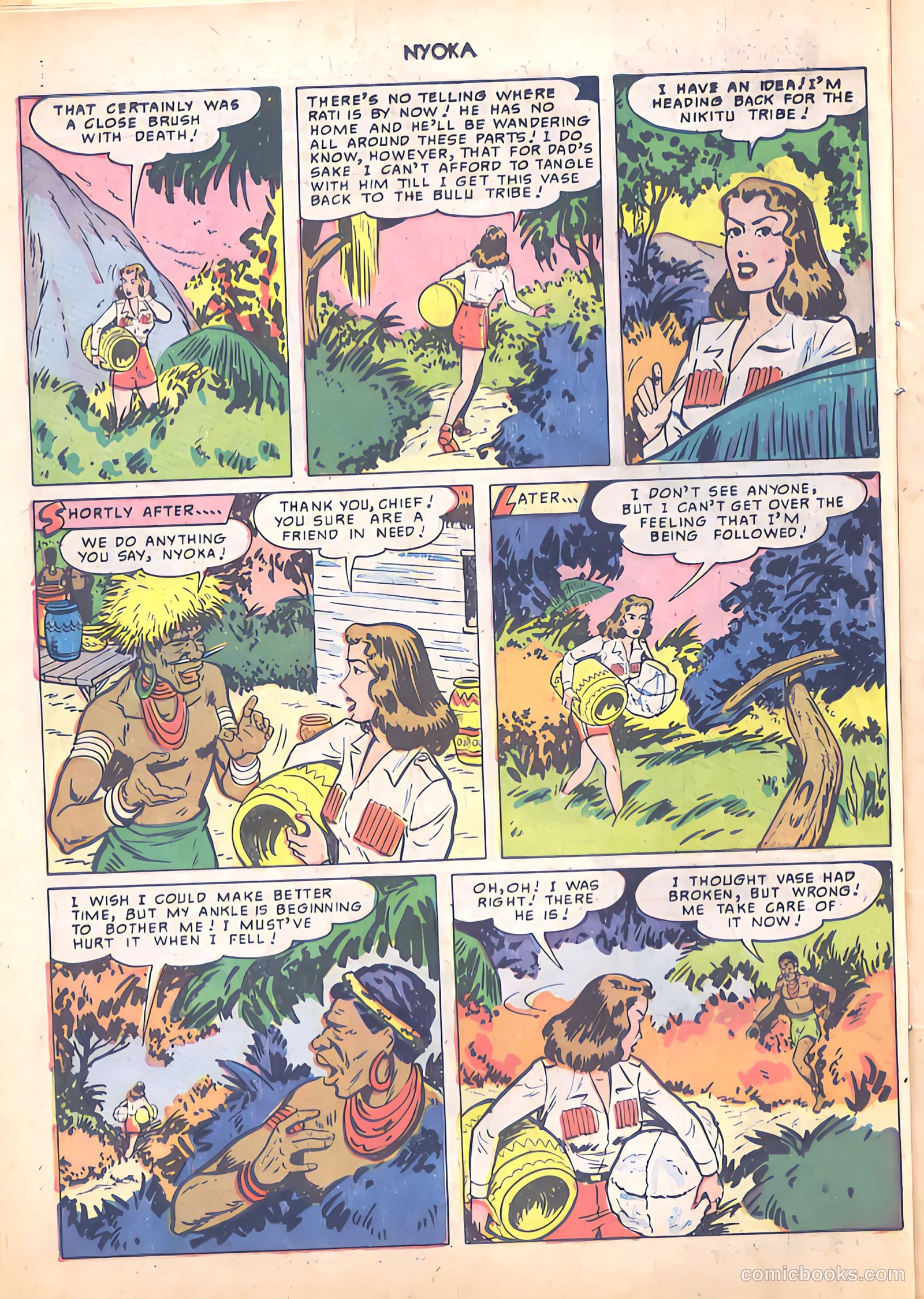 Nyoka the Jungle Girl #41 (1950) — page 18 of 52