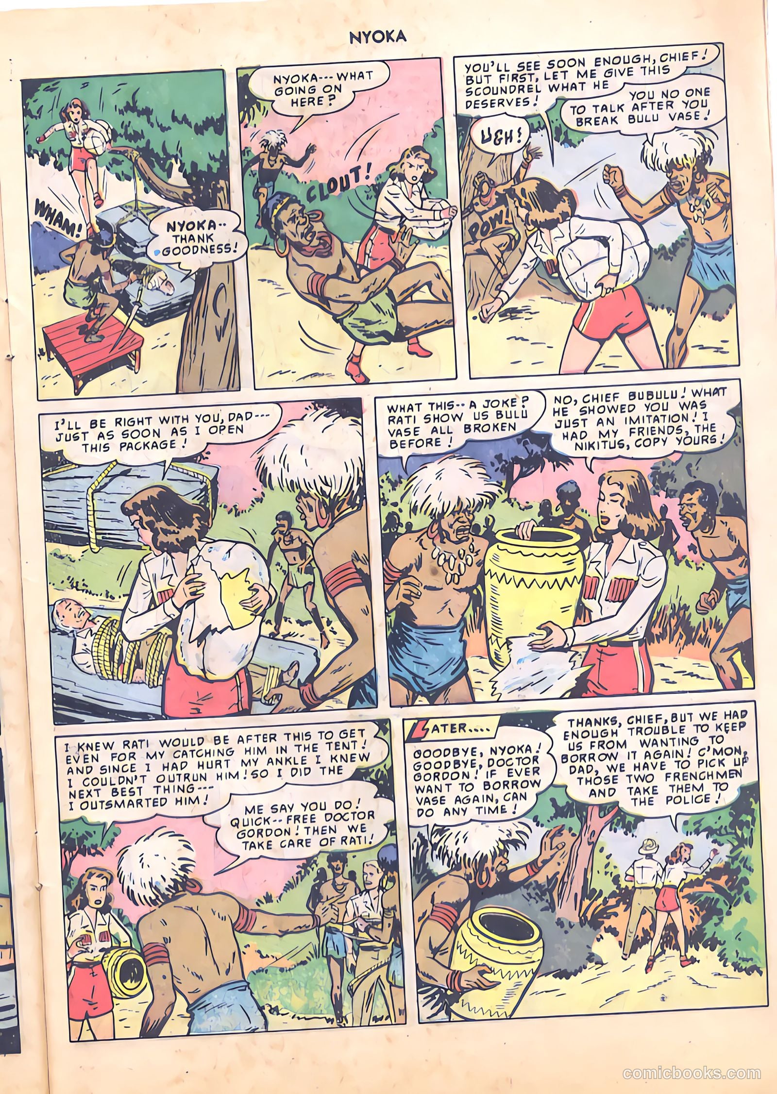 Nyoka the Jungle Girl #41 (1950) — page 21 of 52