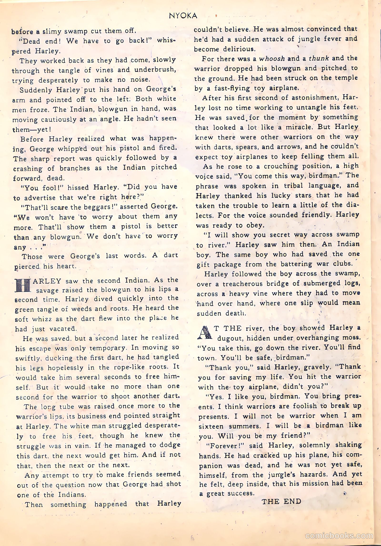 Nyoka the Jungle Girl #41 (1950) — page 34 of 52