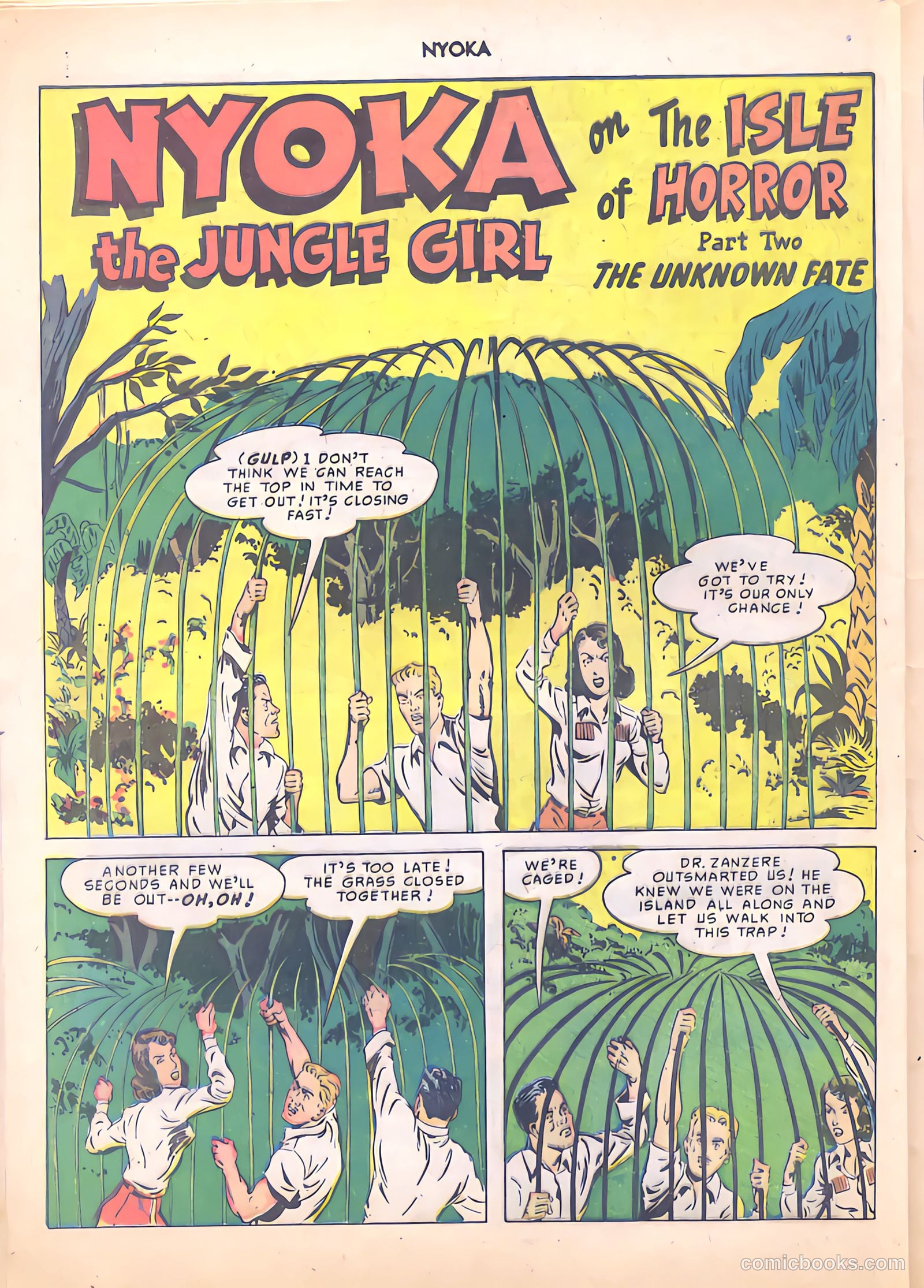 Nyoka the Jungle Girl #41 (1950) — page 36 of 52