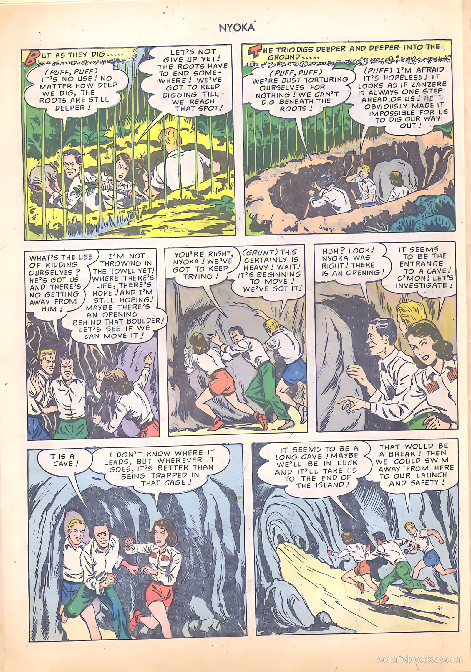 Nyoka the Jungle Girl #41 (1950) — page 38 of 52