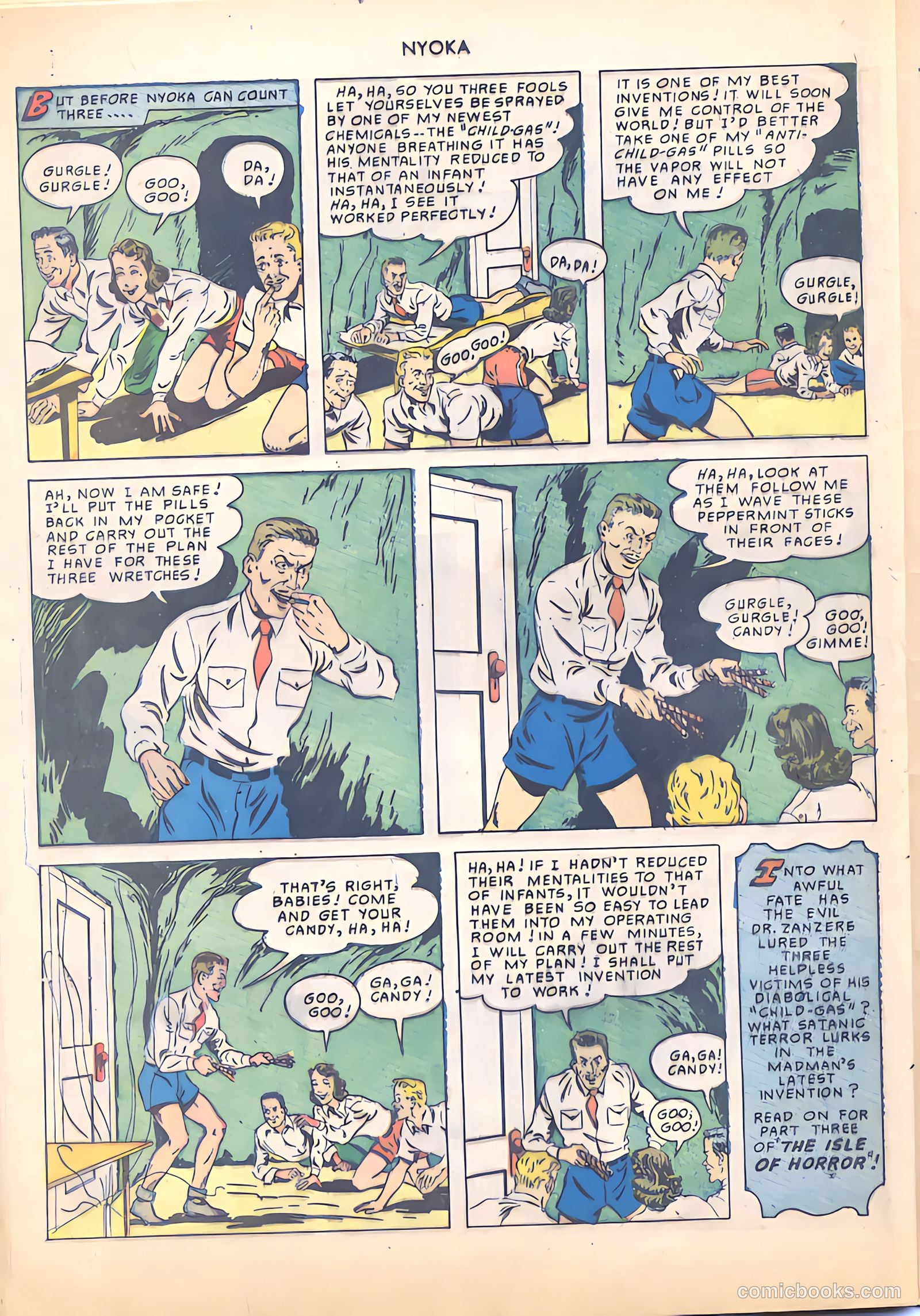 Nyoka the Jungle Girl #41 (1950) — page 40 of 52
