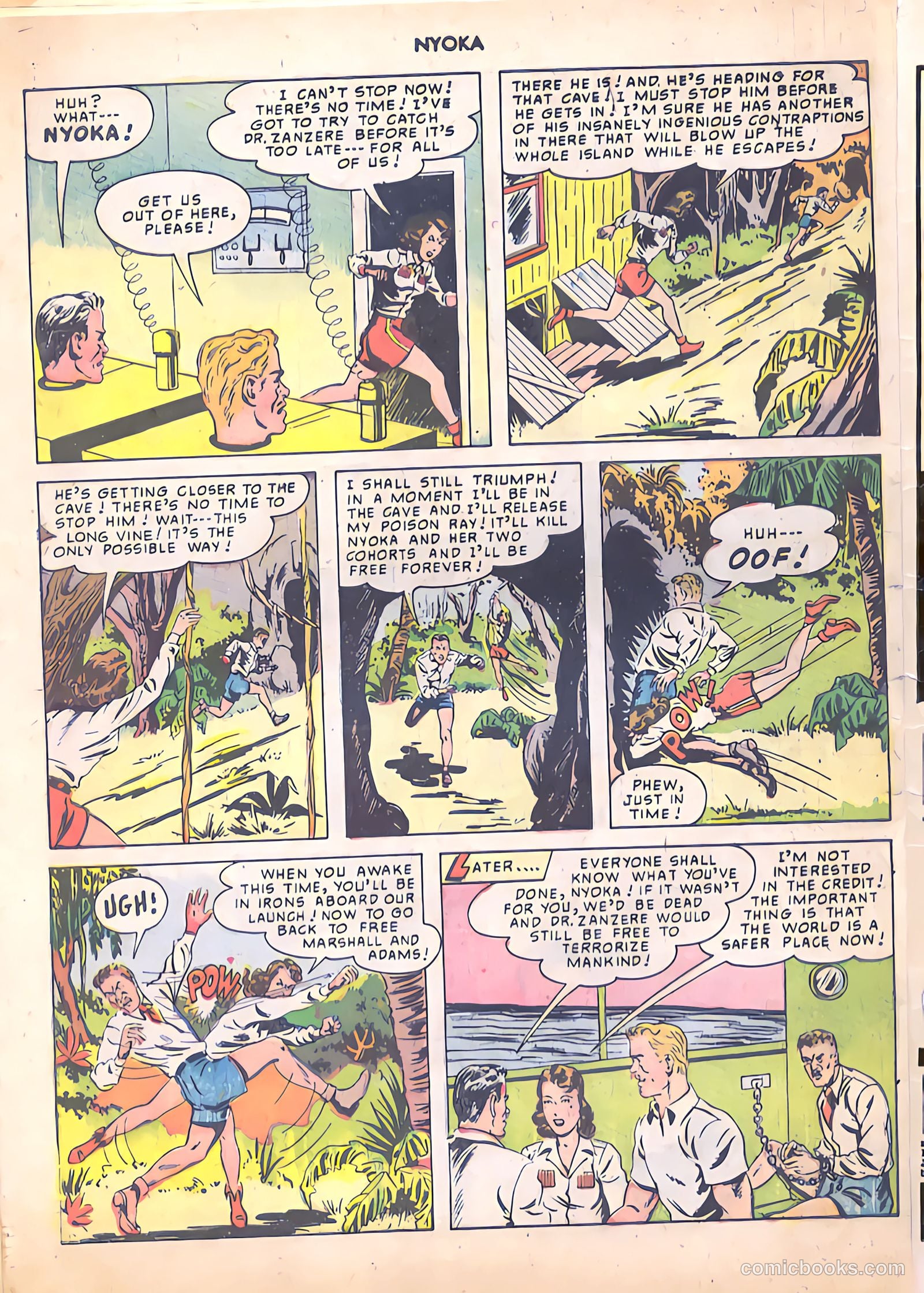 Nyoka the Jungle Girl #41 (1950) — page 50 of 52