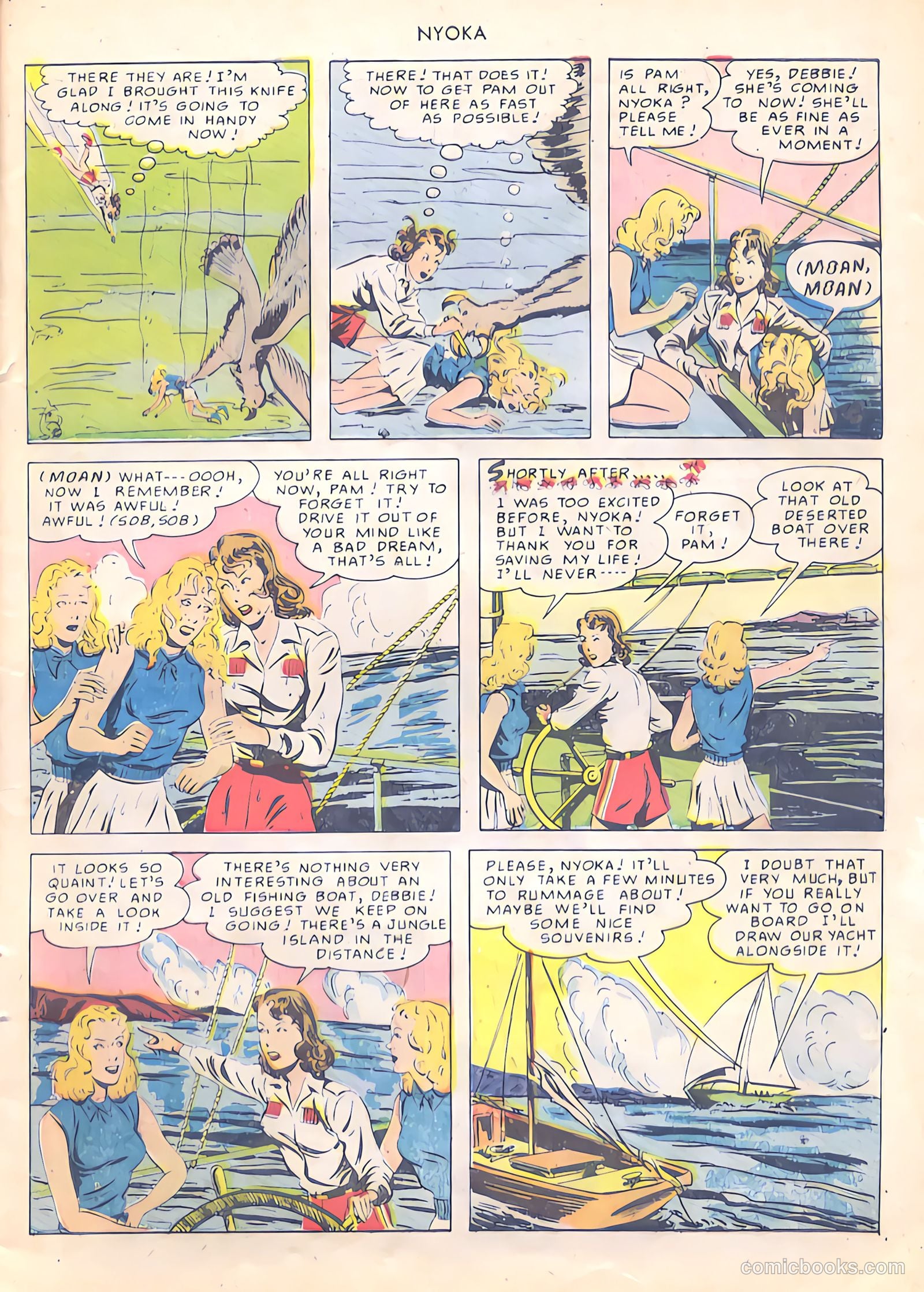 Nyoka the Jungle Girl #42 (1950) — page 7 of 52