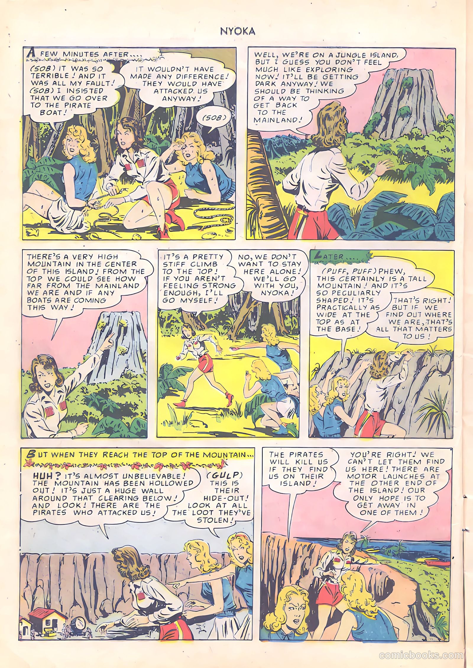 Nyoka the Jungle Girl #42 (1950) — page 14 of 52
