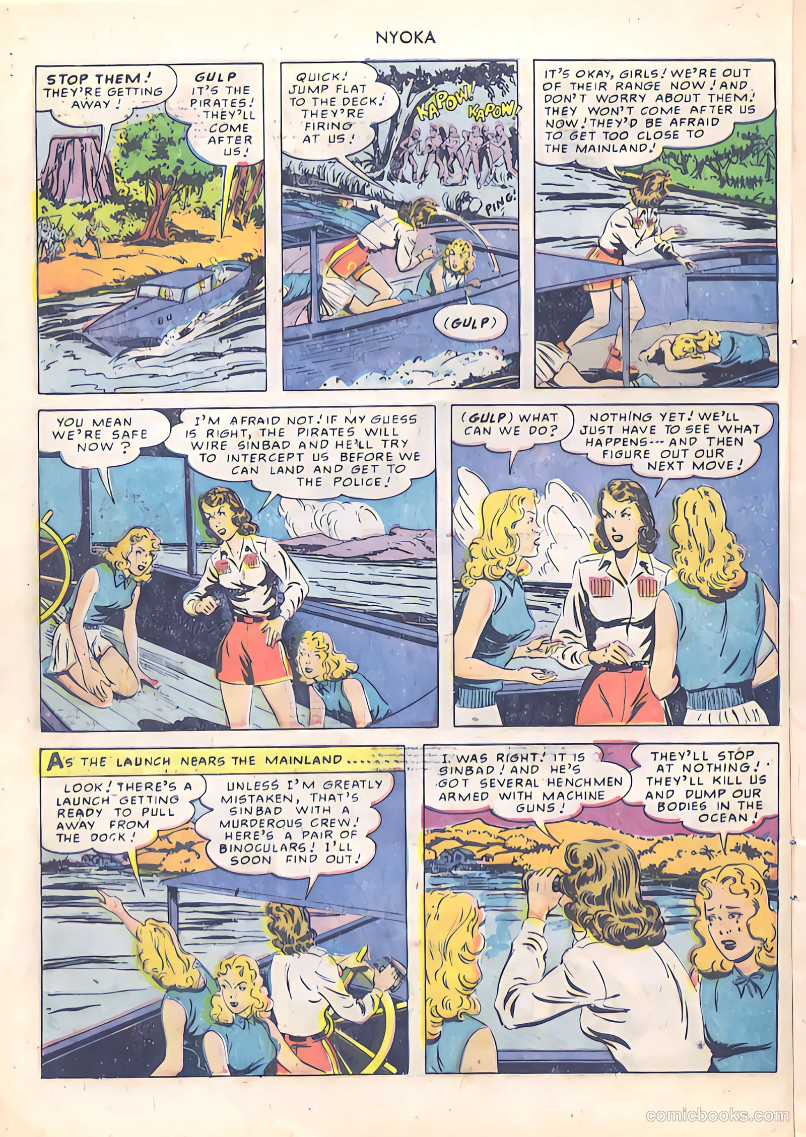 Nyoka the Jungle Girl #42 (1950) — page 20 of 52