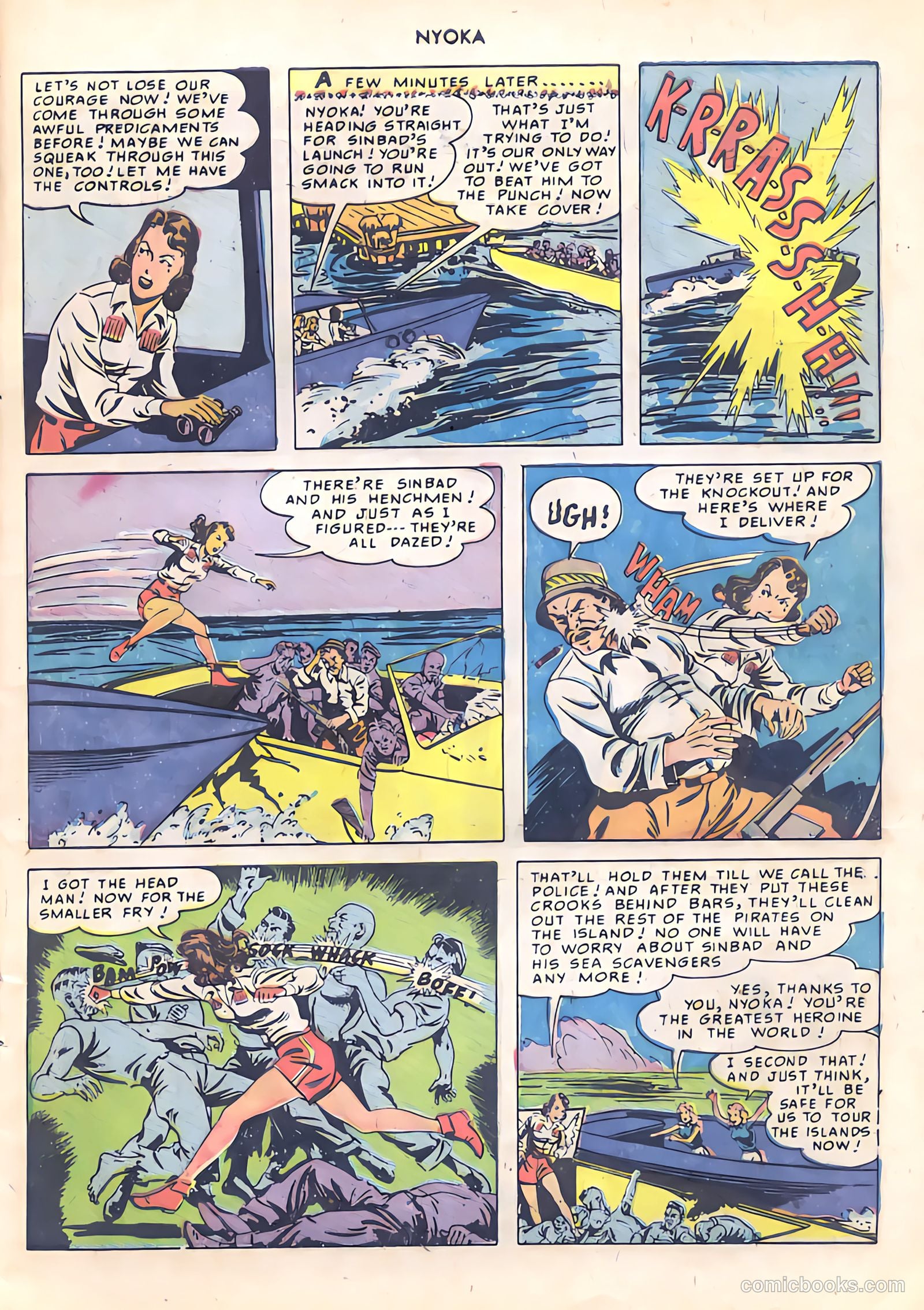 Nyoka the Jungle Girl #42 (1950) — page 21 of 52