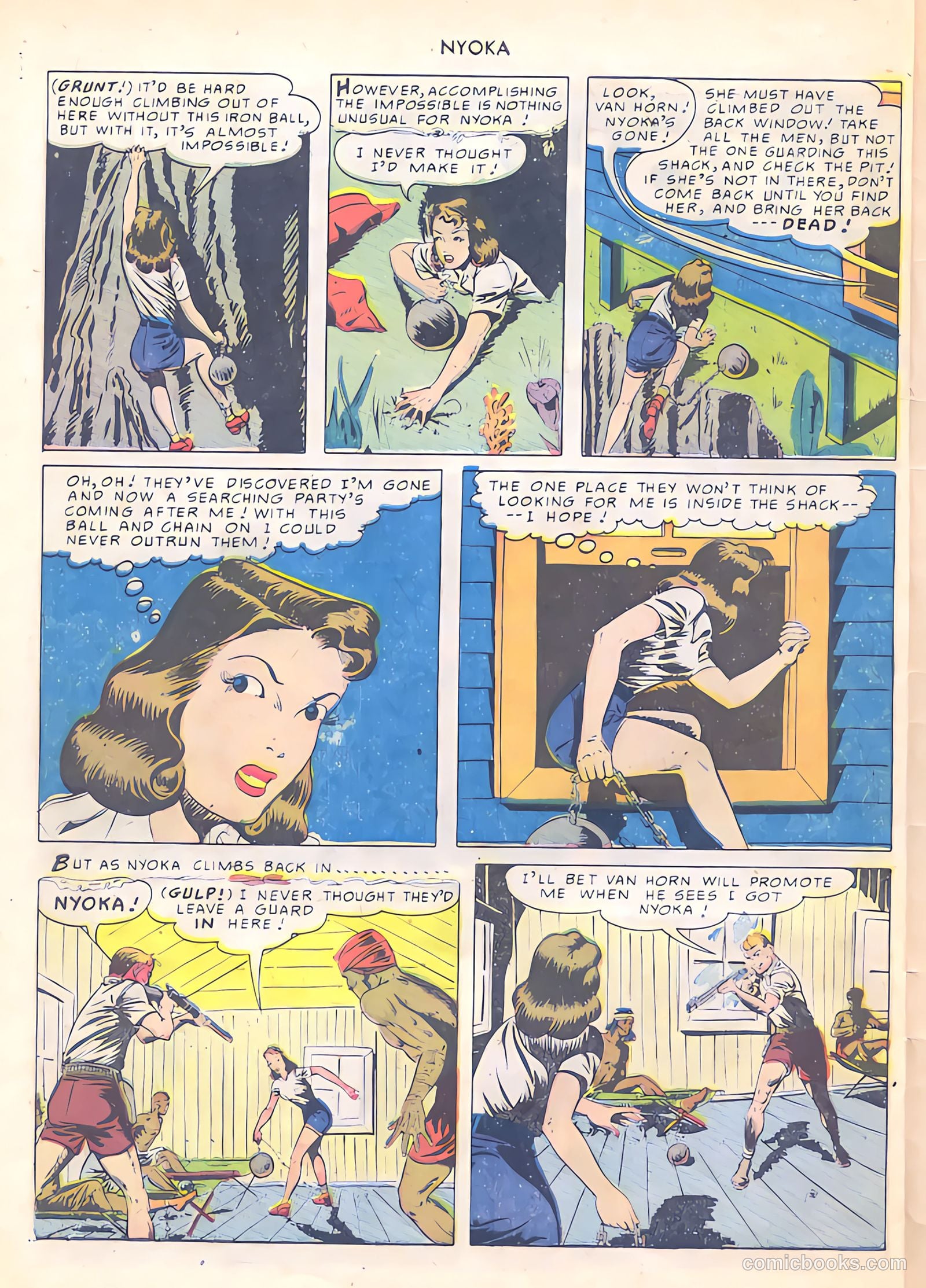 Nyoka the Jungle Girl #42 (1950) — page 46 of 52