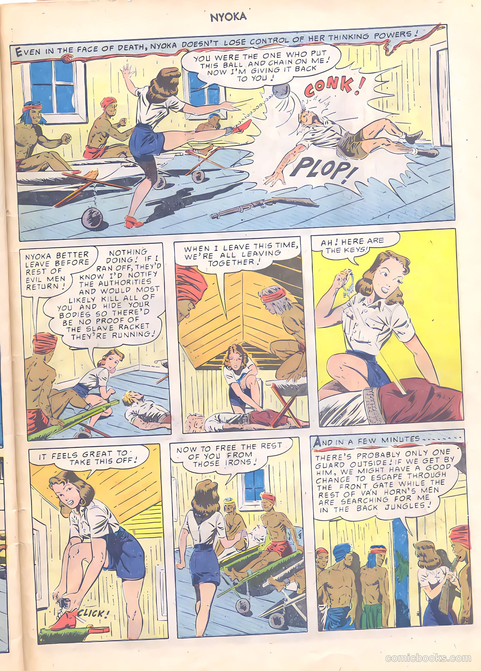 Nyoka the Jungle Girl #42 (1950) — page 47 of 52