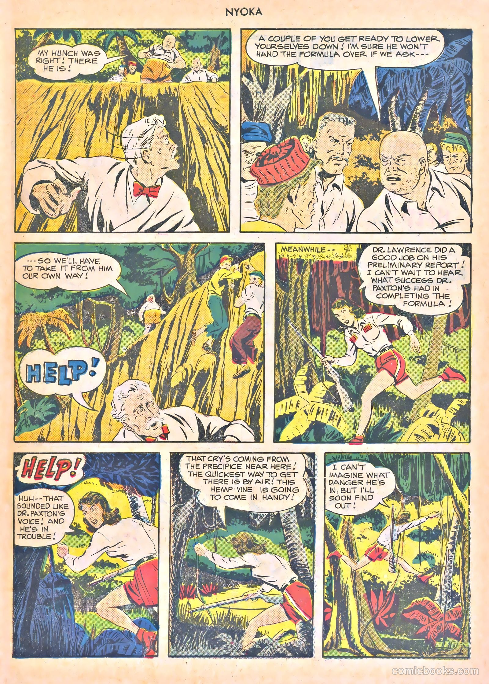 Nyoka the Jungle Girl #43 (1950) — page 7 of 52