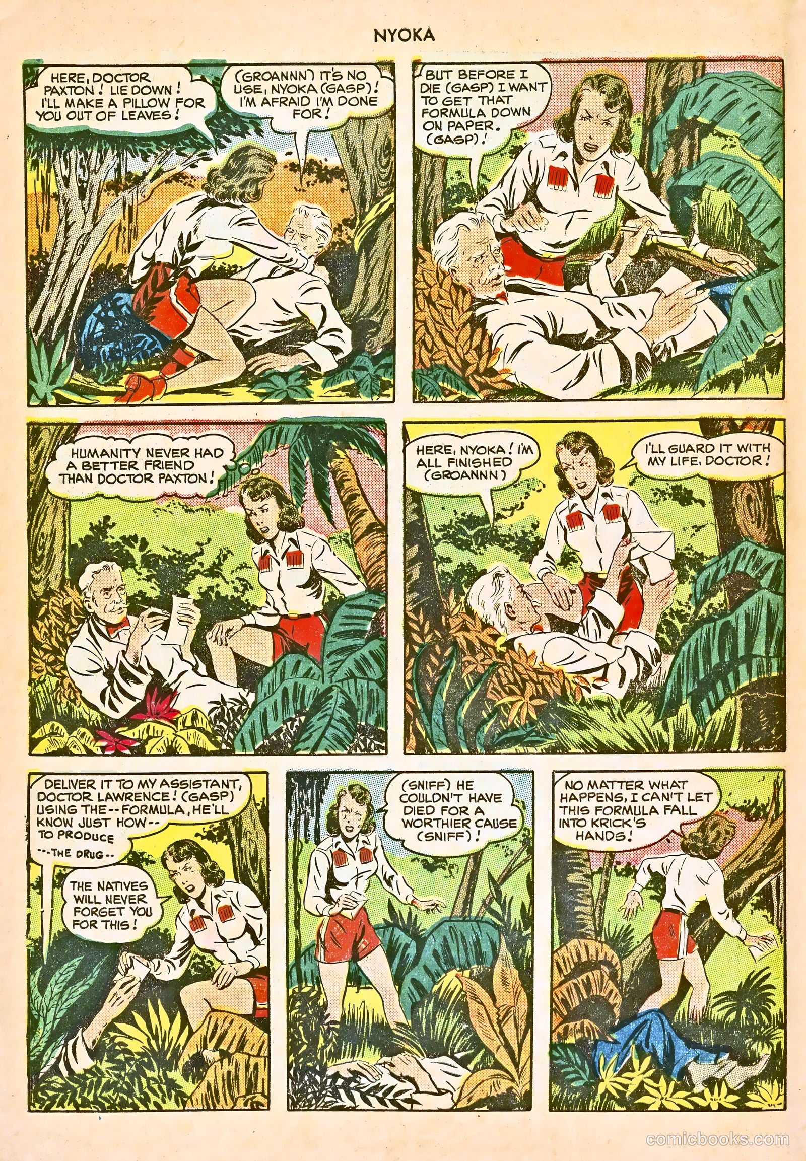 Nyoka the Jungle Girl #43 (1950) — page 14 of 52