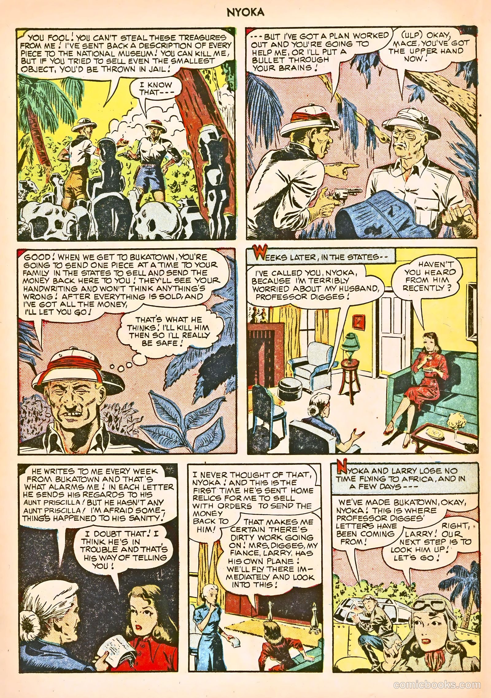 Nyoka the Jungle Girl #43 (1950) — page 30 of 52