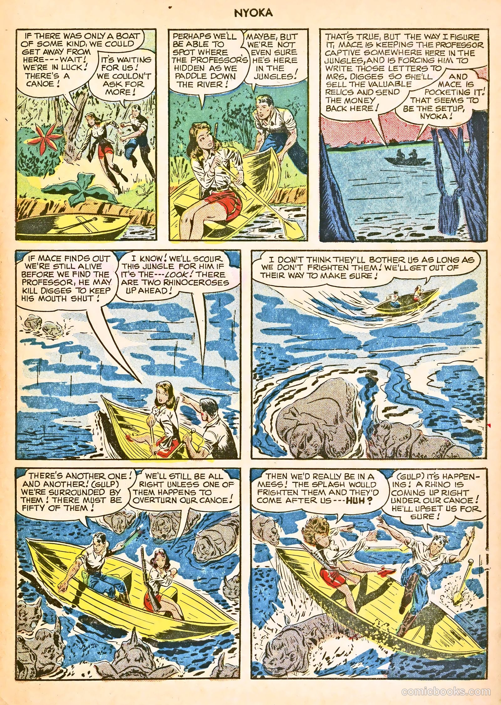 Nyoka the Jungle Girl #43 (1950) — page 47 of 52