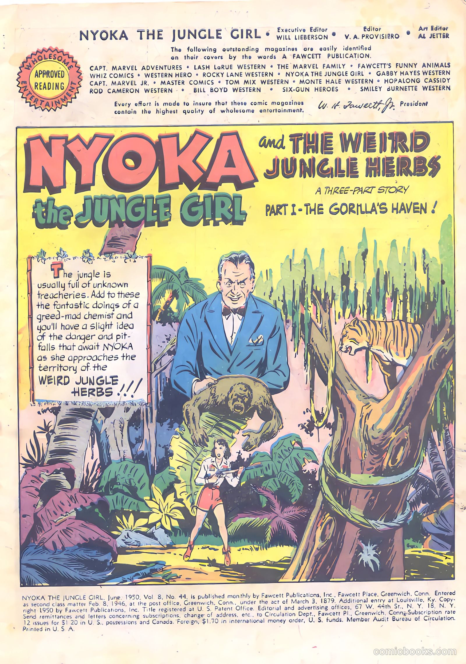 Nyoka the Jungle Girl #44 (1950) — page 3 of 36
