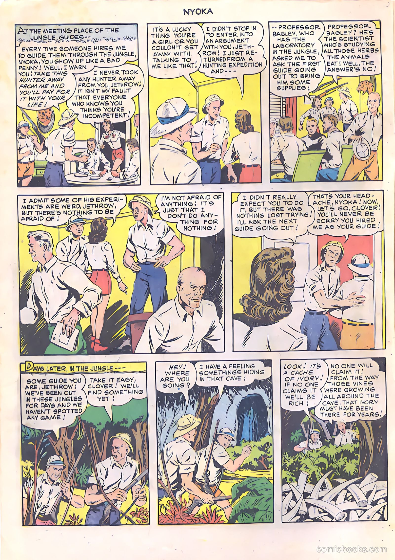 Nyoka the Jungle Girl #44 (1950) — page 4 of 36