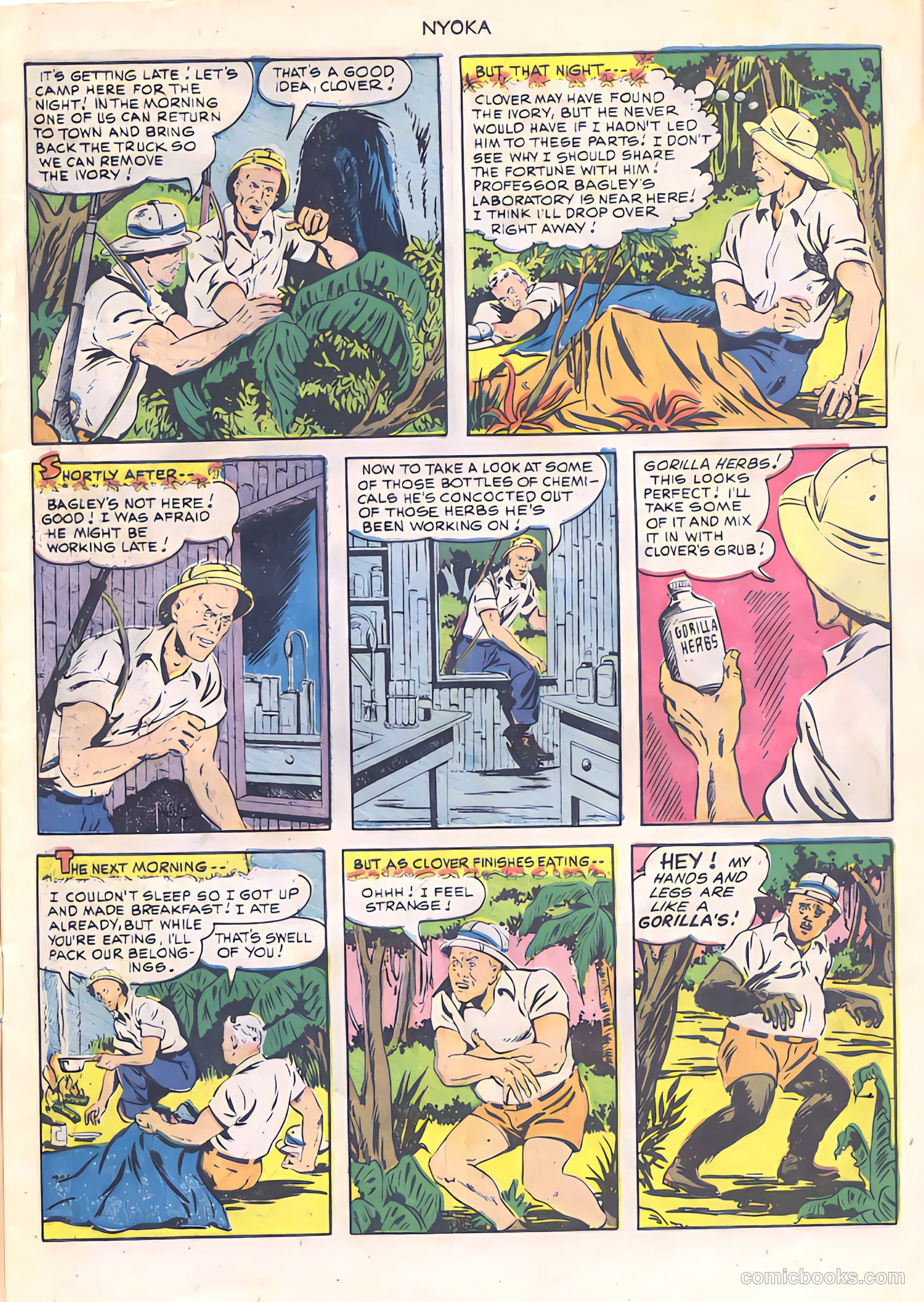 Nyoka the Jungle Girl #44 (1950) — page 5 of 36