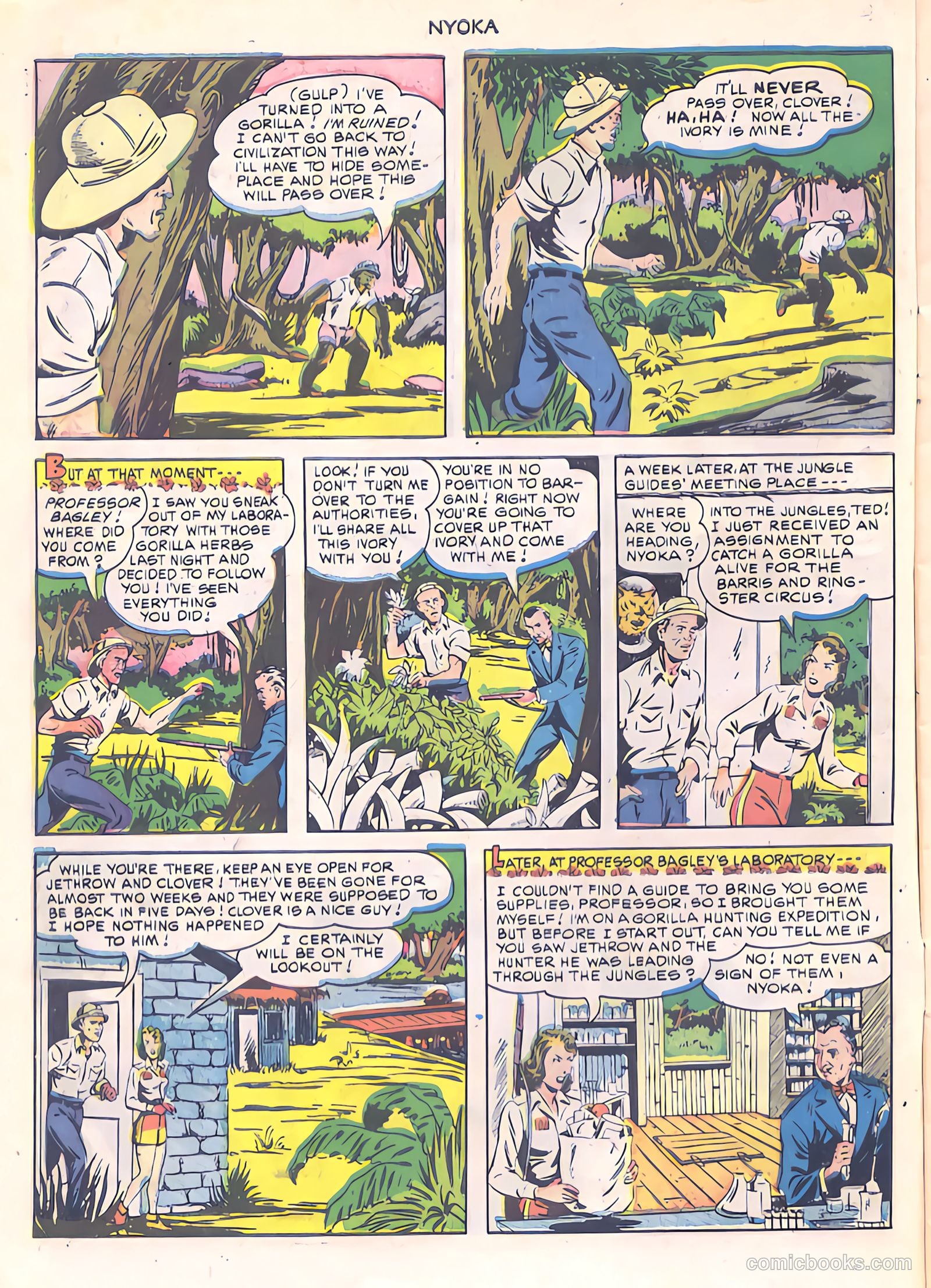 Nyoka the Jungle Girl #44 (1950) — page 6 of 36