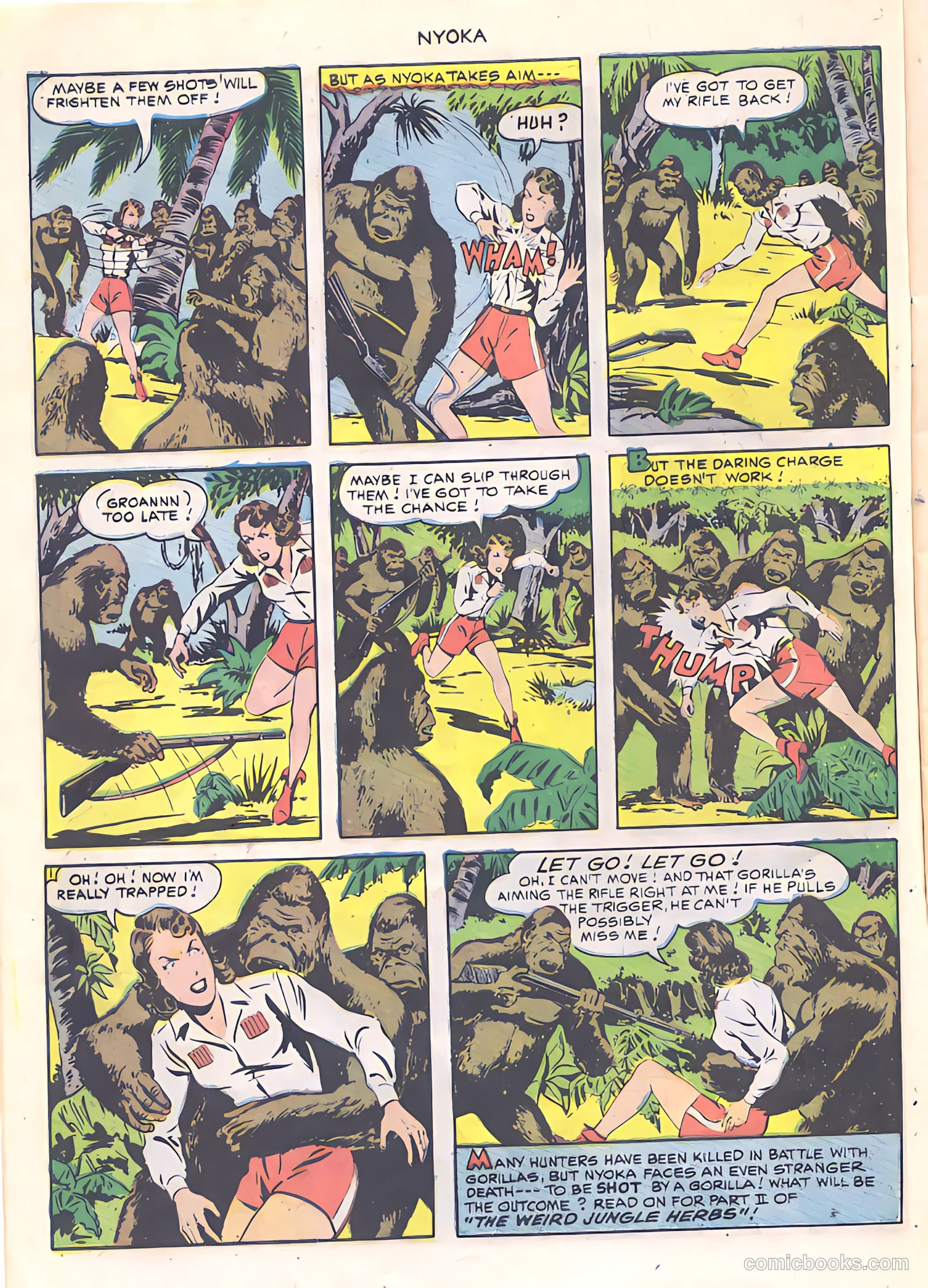 Nyoka the Jungle Girl #44 (1950) — page 8 of 36