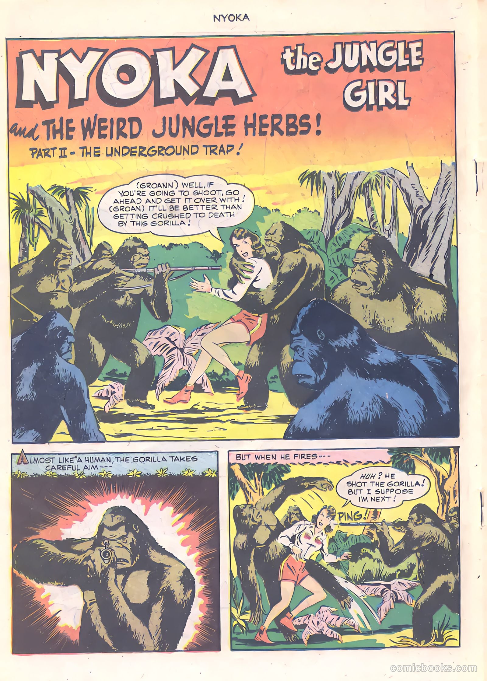 Nyoka the Jungle Girl #44 (1950) — page 18 of 36