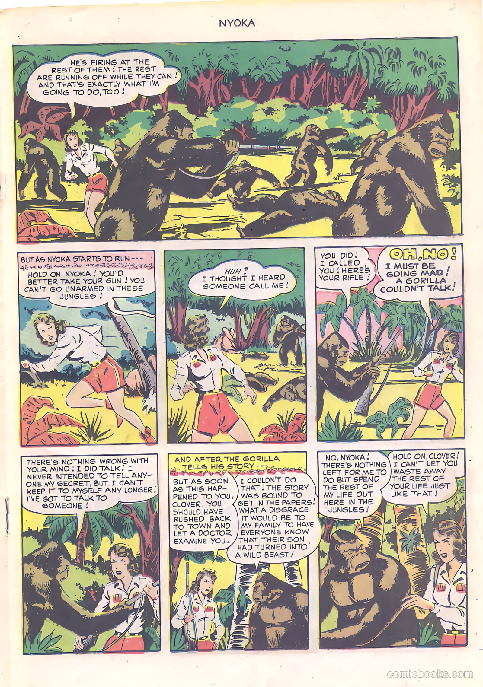 Nyoka the Jungle Girl #44 (1950) — page 19 of 36