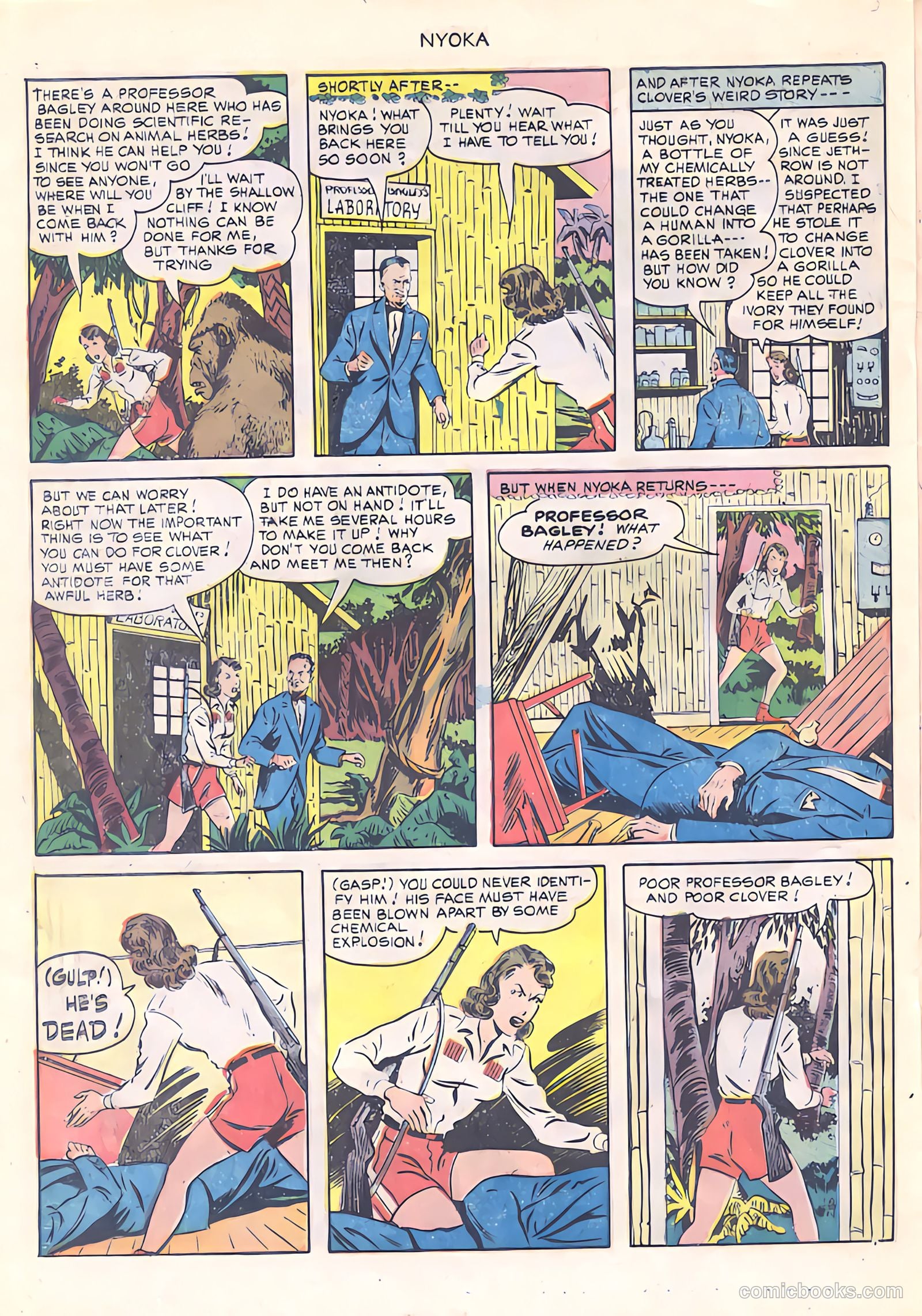 Nyoka the Jungle Girl #44 (1950) — page 20 of 36