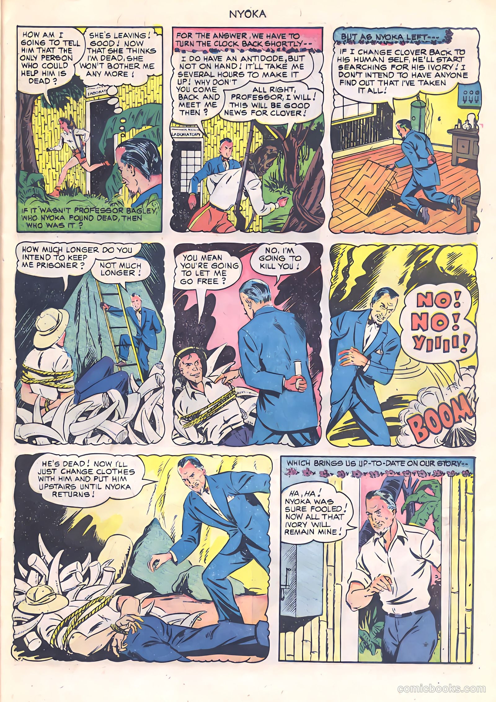 Nyoka the Jungle Girl #44 (1950) — page 21 of 36
