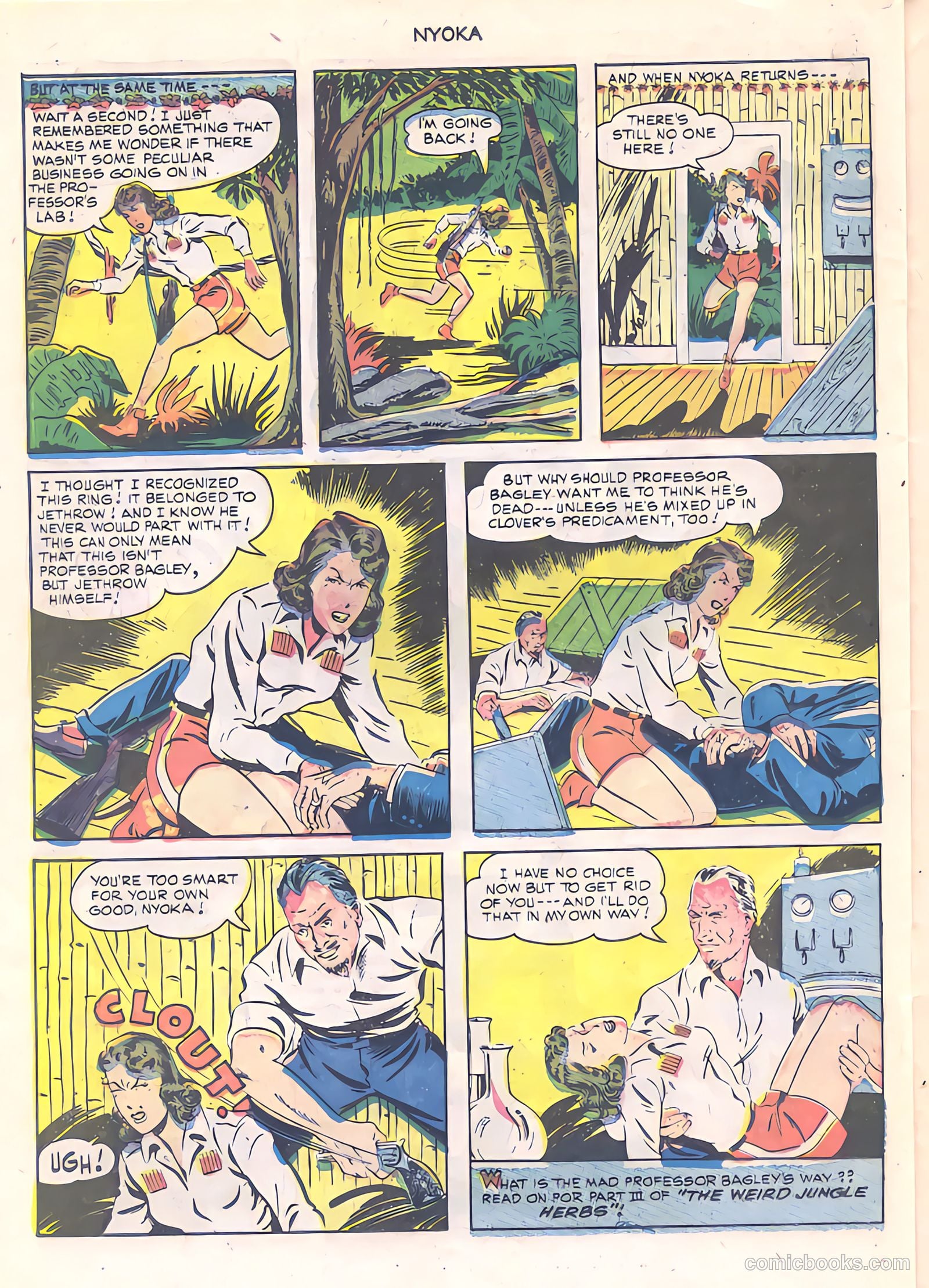 Nyoka the Jungle Girl #44 (1950) — page 22 of 36