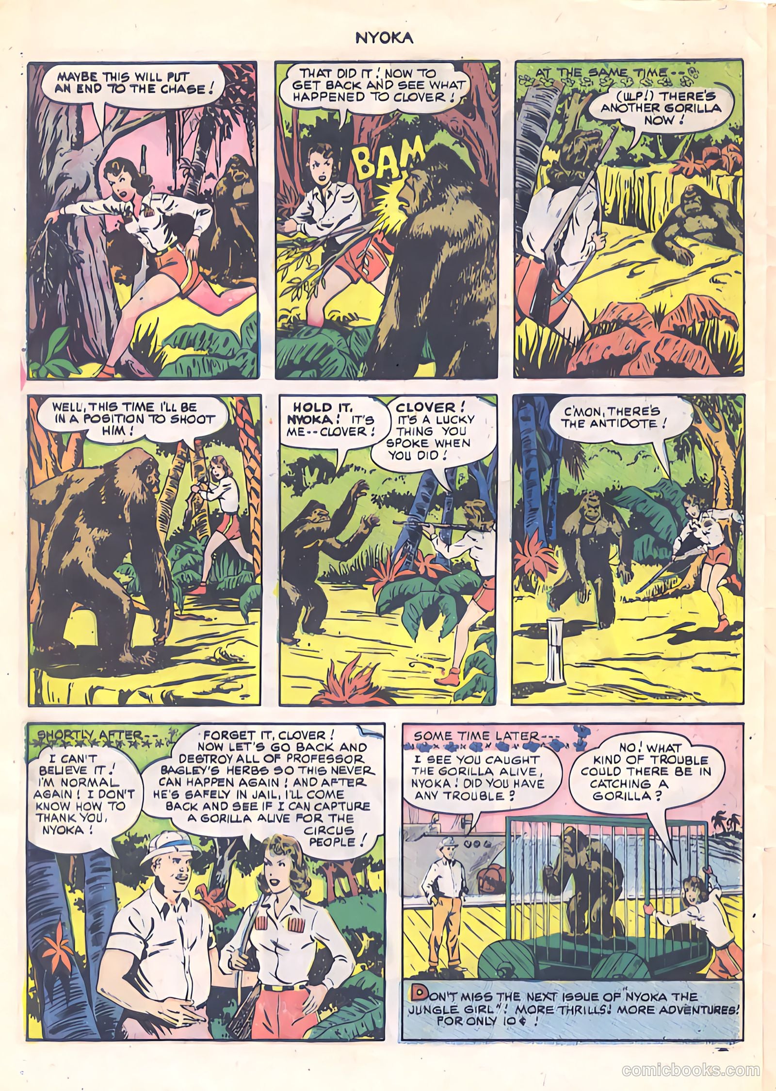 Nyoka the Jungle Girl #44 (1950) — page 28 of 36