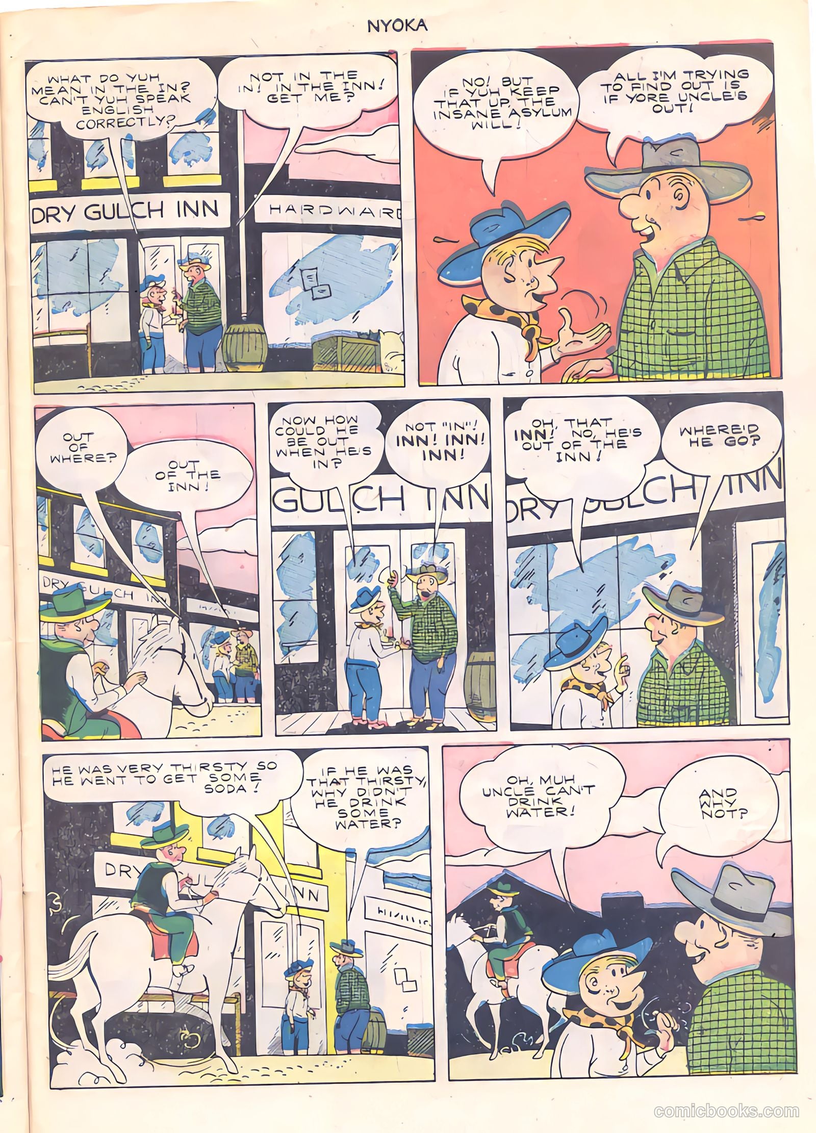 Nyoka the Jungle Girl #44 (1950) — page 31 of 36