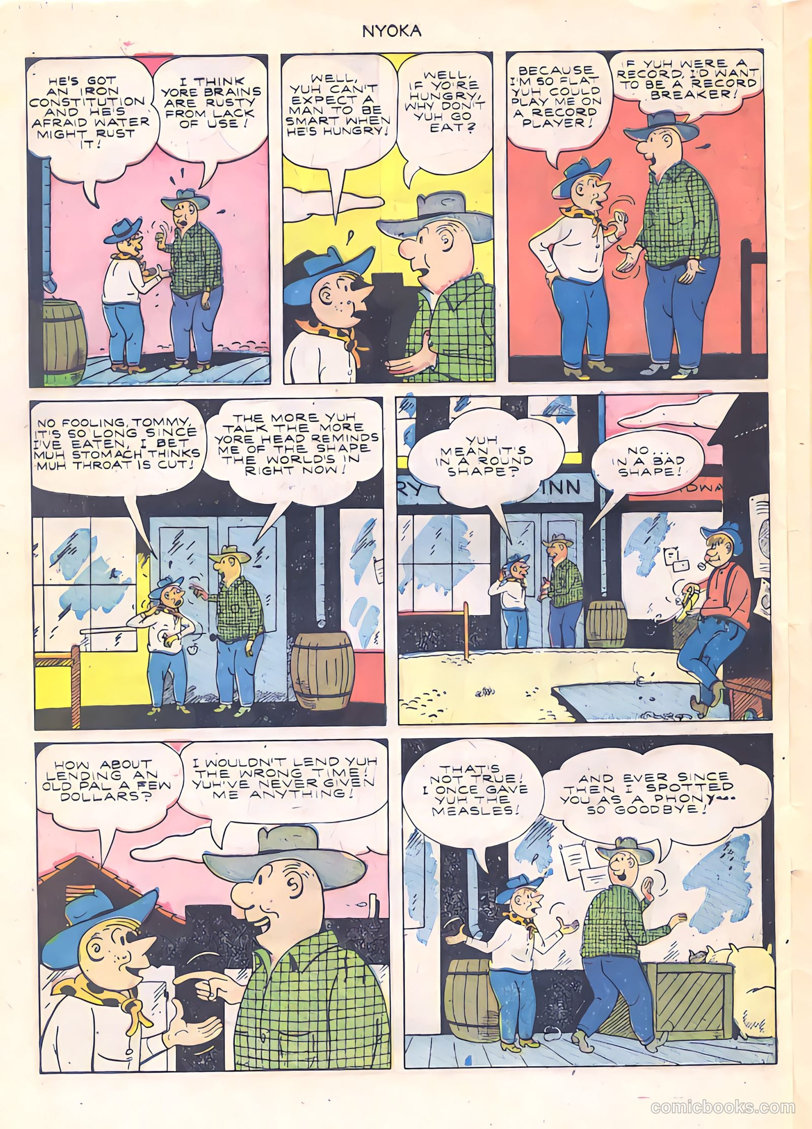 Nyoka the Jungle Girl #44 (1950) — page 32 of 36