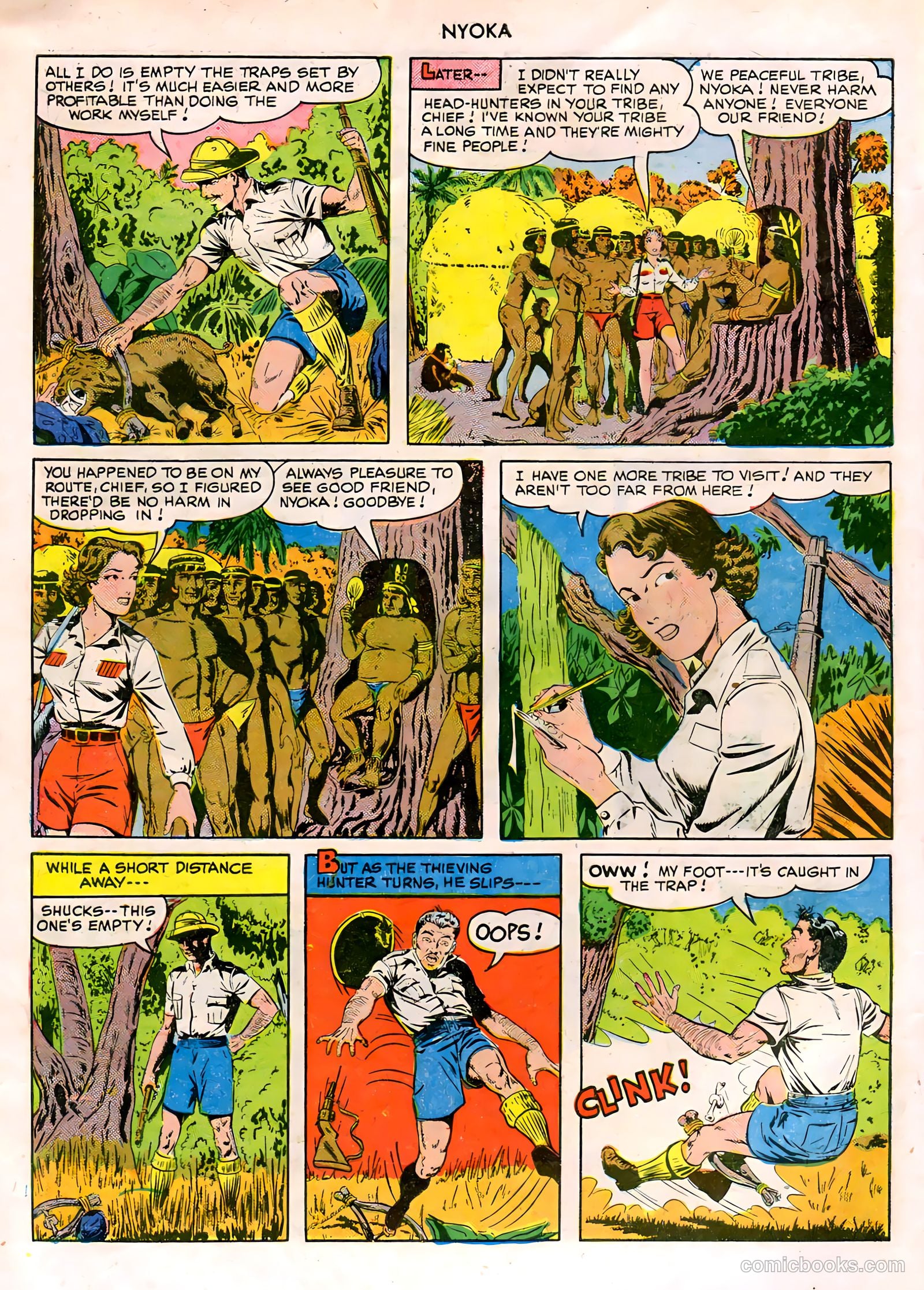 Nyoka the Jungle Girl #45 (1950) — page 6 of 52