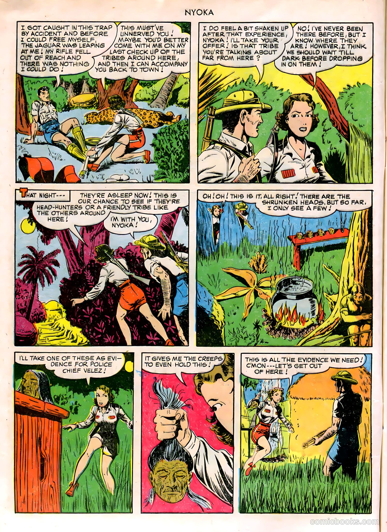 Nyoka the Jungle Girl #45 (1950) — page 8 of 52
