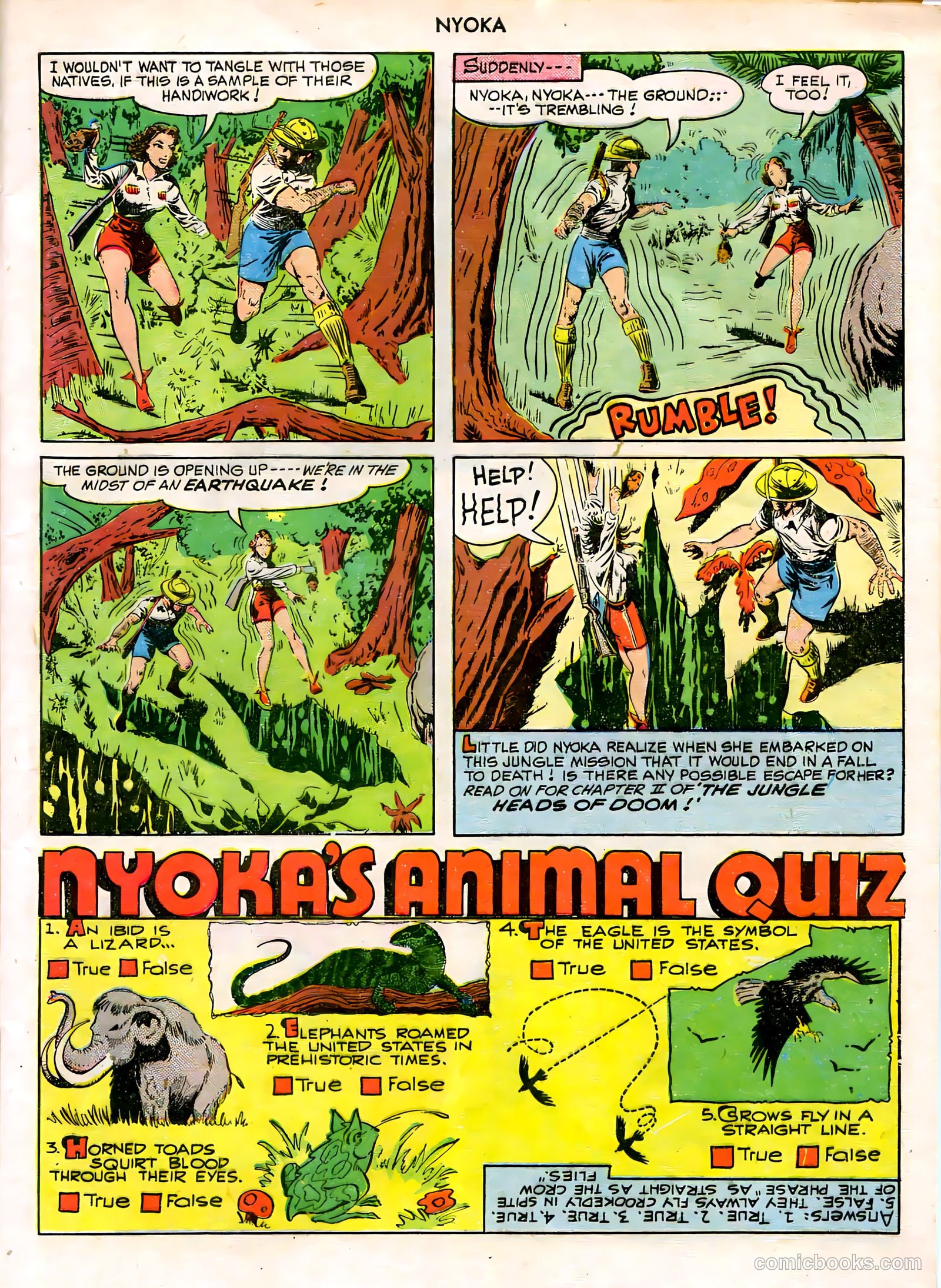 Nyoka the Jungle Girl #45 (1950) — page 9 of 52