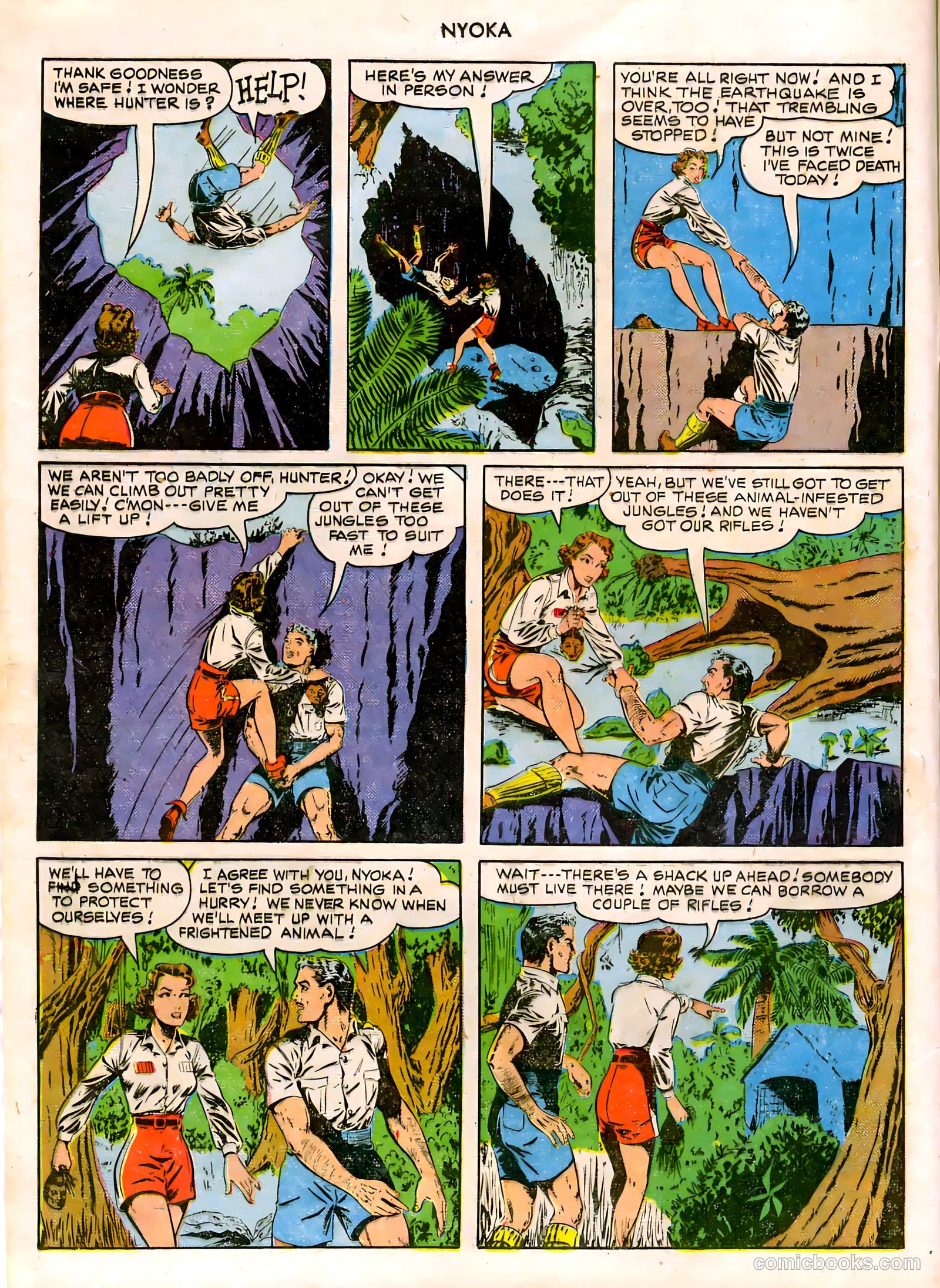 Nyoka the Jungle Girl #45 (1950) — page 12 of 52