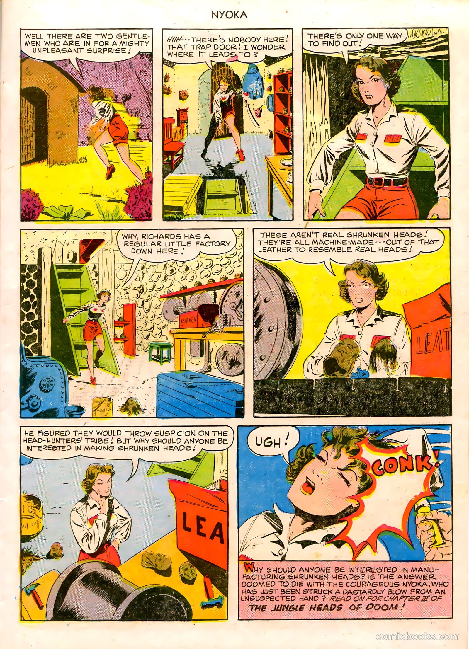 Nyoka the Jungle Girl #45 (1950) — page 15 of 52