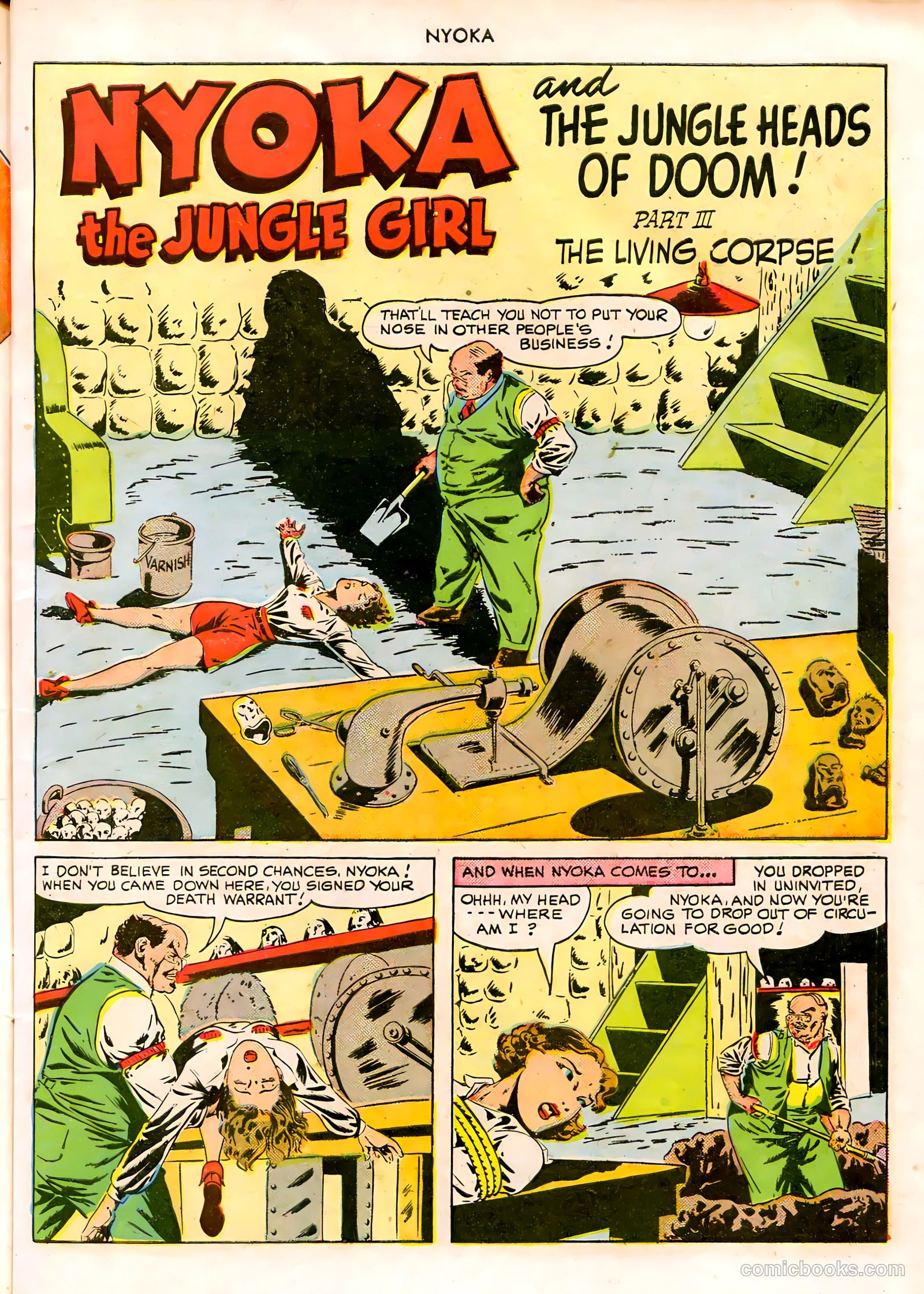 Nyoka the Jungle Girl #45 (1950) — page 19 of 52