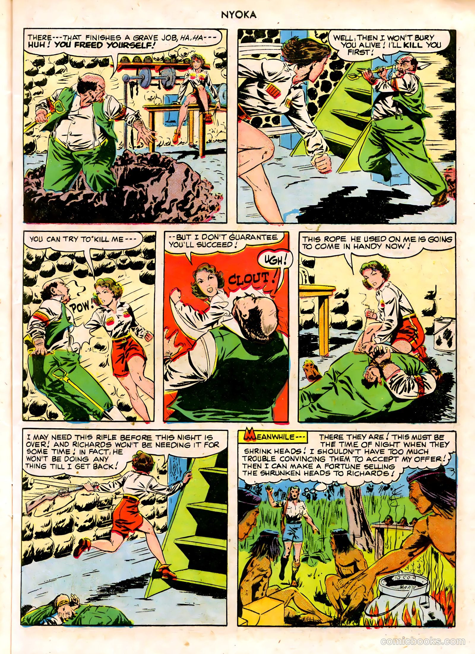 Nyoka the Jungle Girl #45 (1950) — page 21 of 52