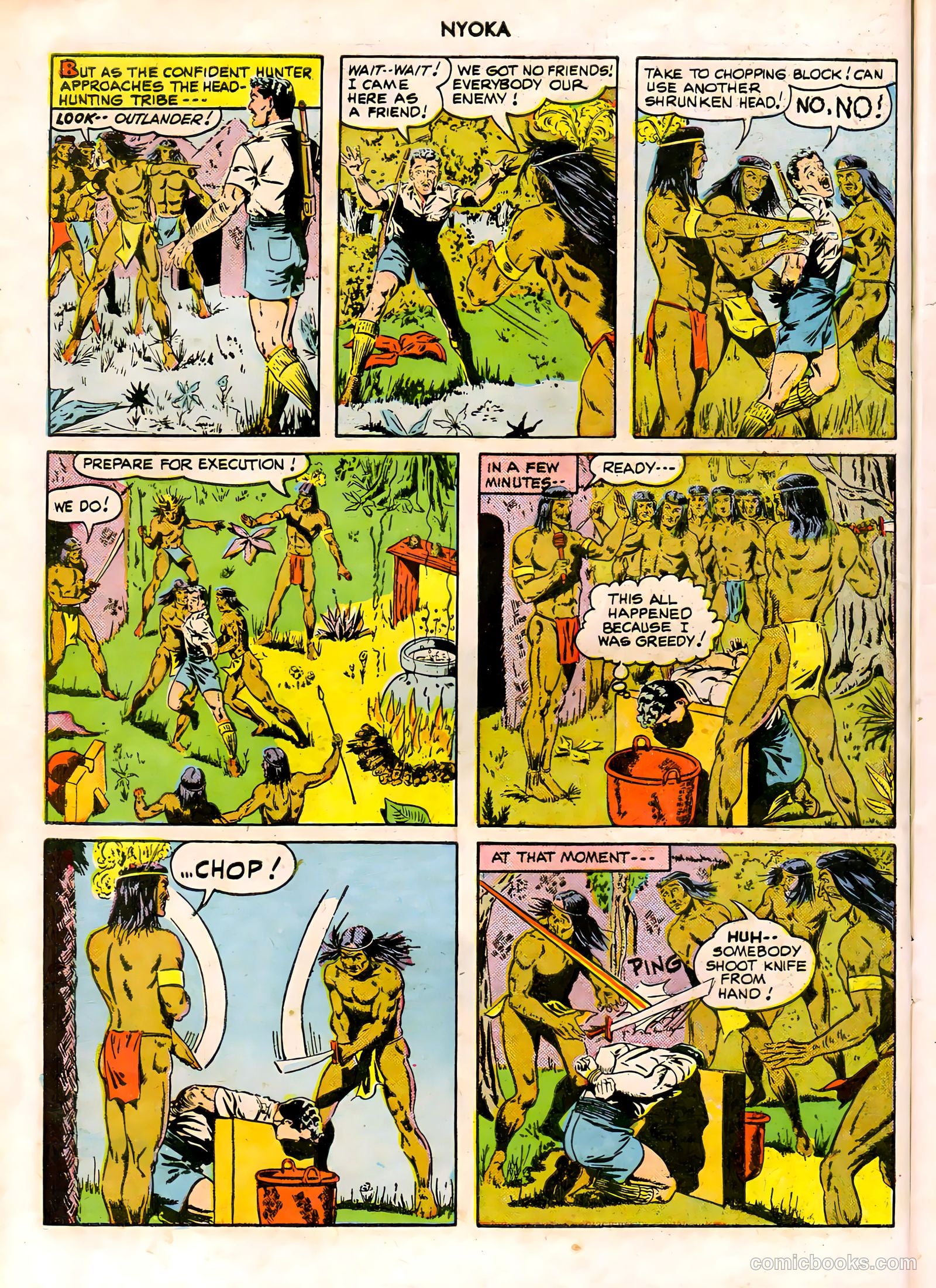 Nyoka the Jungle Girl #45 (1950) — page 22 of 52