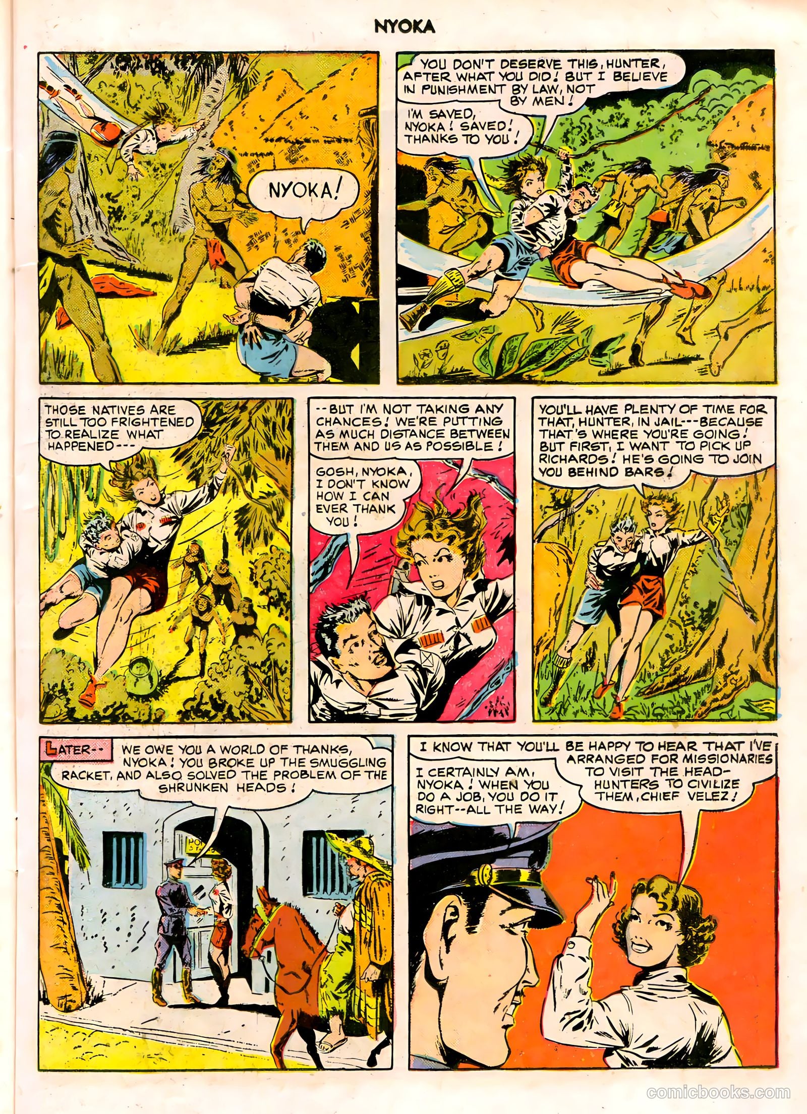 Nyoka the Jungle Girl #45 (1950) — page 23 of 52