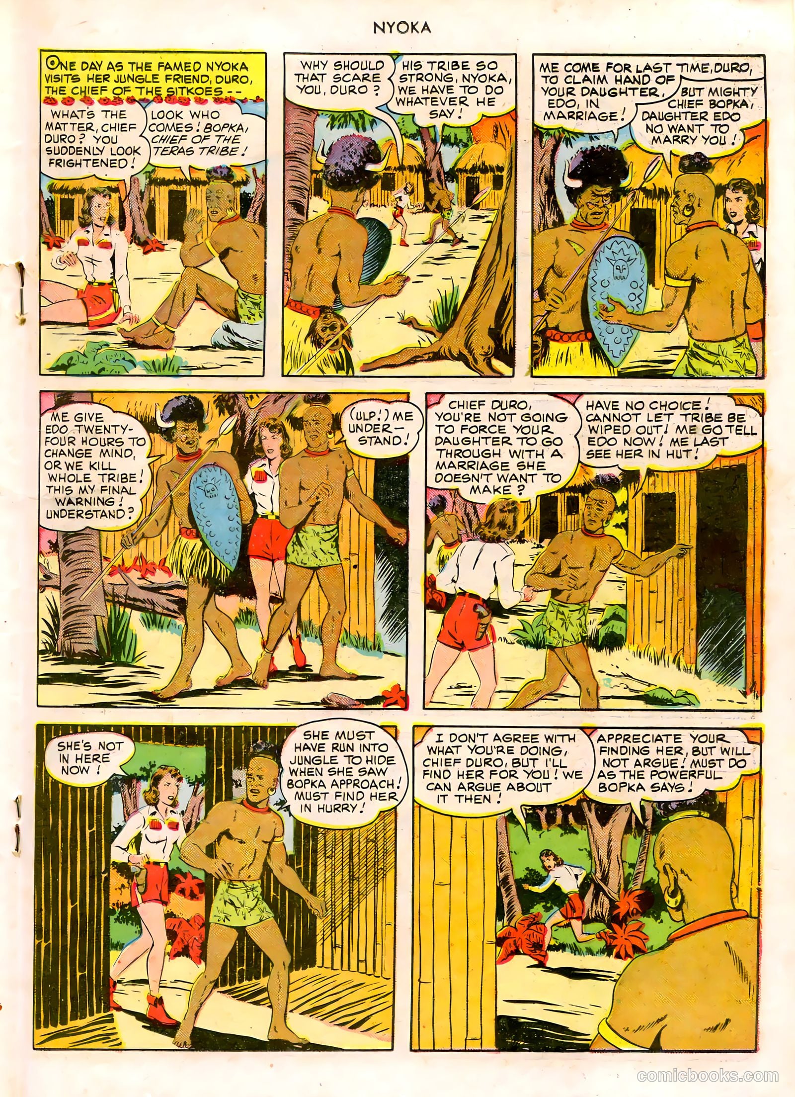 Nyoka the Jungle Girl #45 (1950) — page 27 of 52