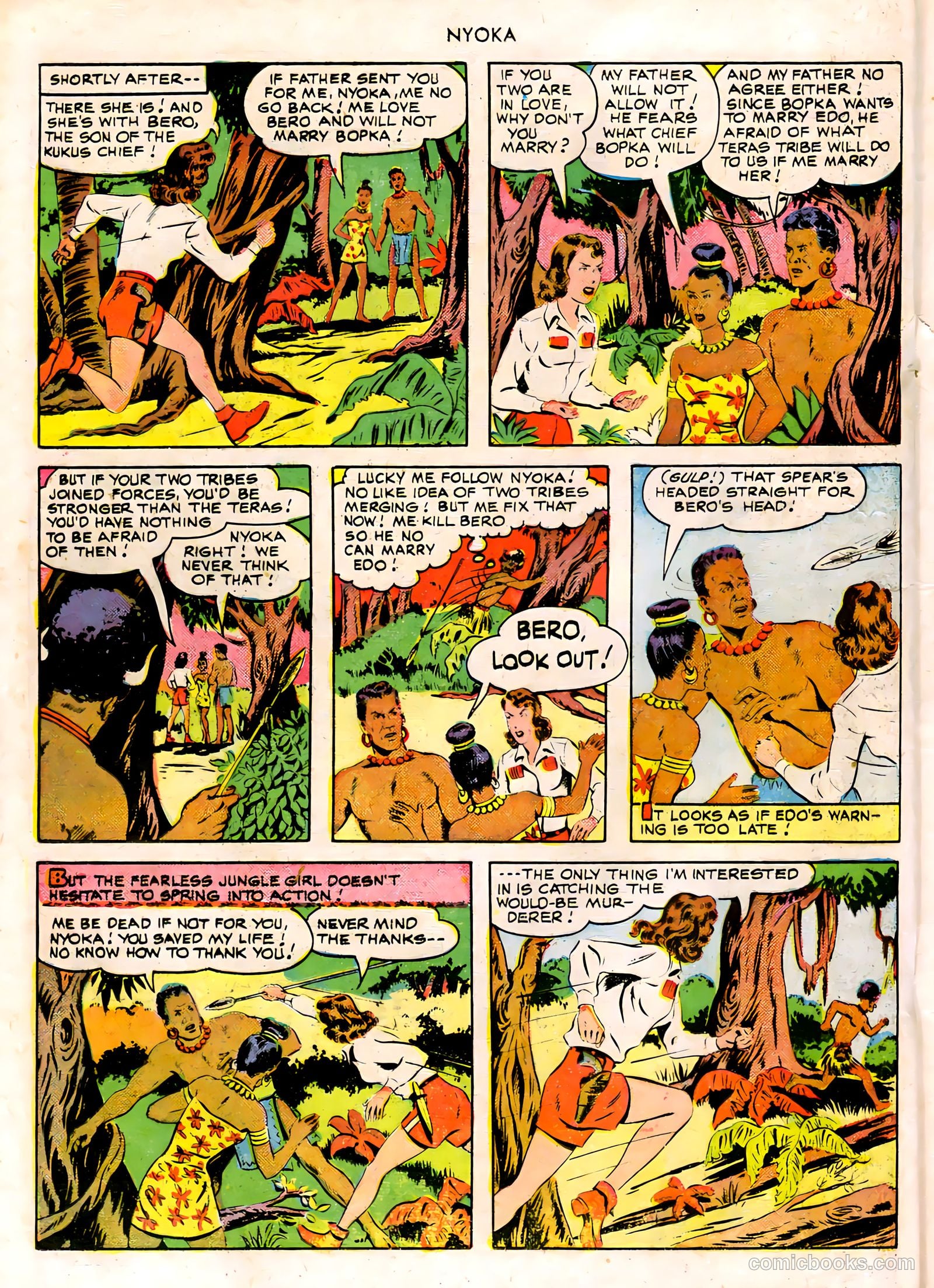 Nyoka the Jungle Girl #45 (1950) — page 28 of 52