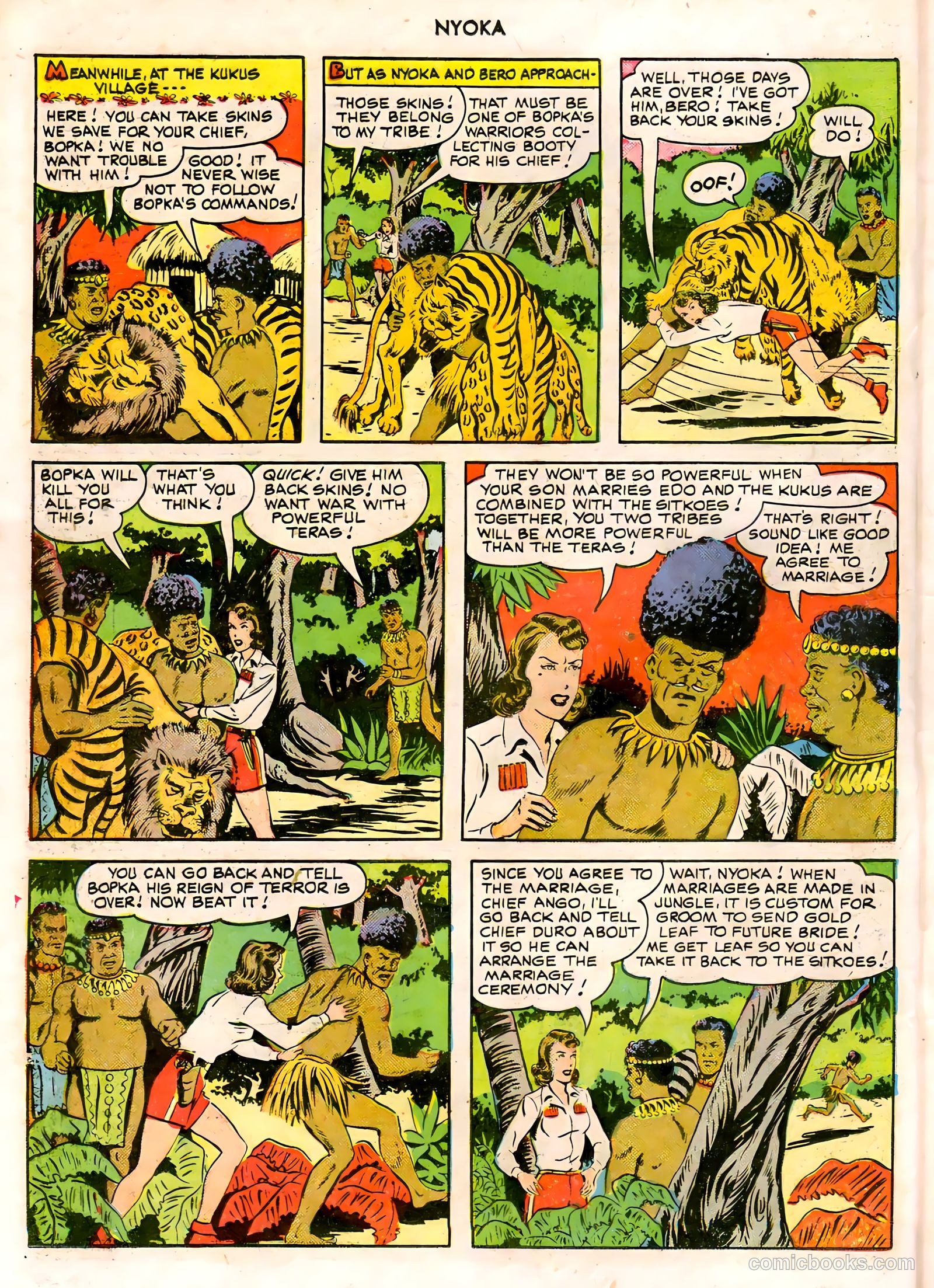 Nyoka the Jungle Girl #45 (1950) — page 30 of 52