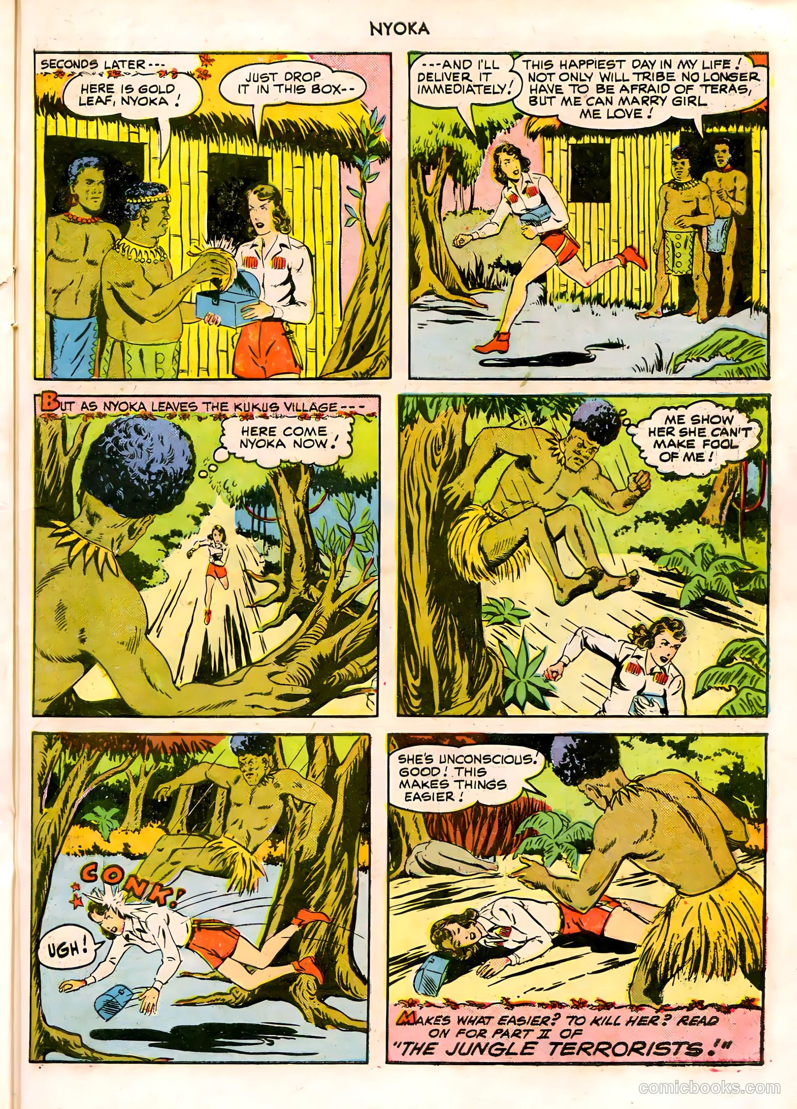Nyoka the Jungle Girl #45 (1950) — page 31 of 52